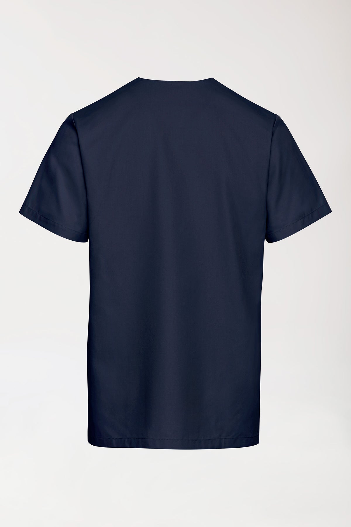 TENCEL™ oversteektuniek heren - V-hals navy, Achterzijde view