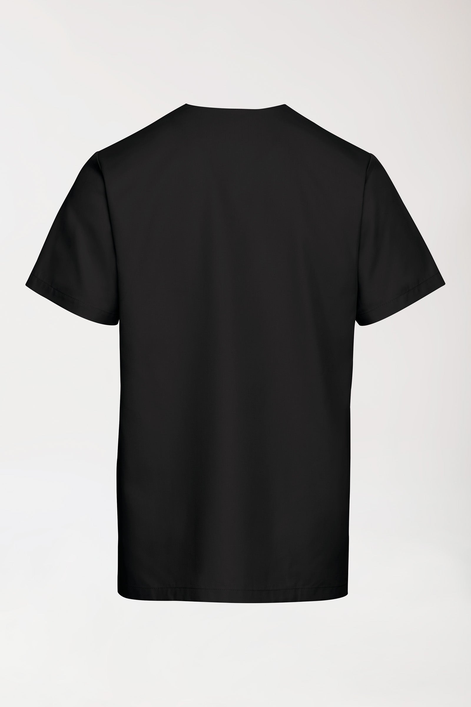 TENCEL™ oversteektuniek heren - V-hals zwart, Achterzijde view
