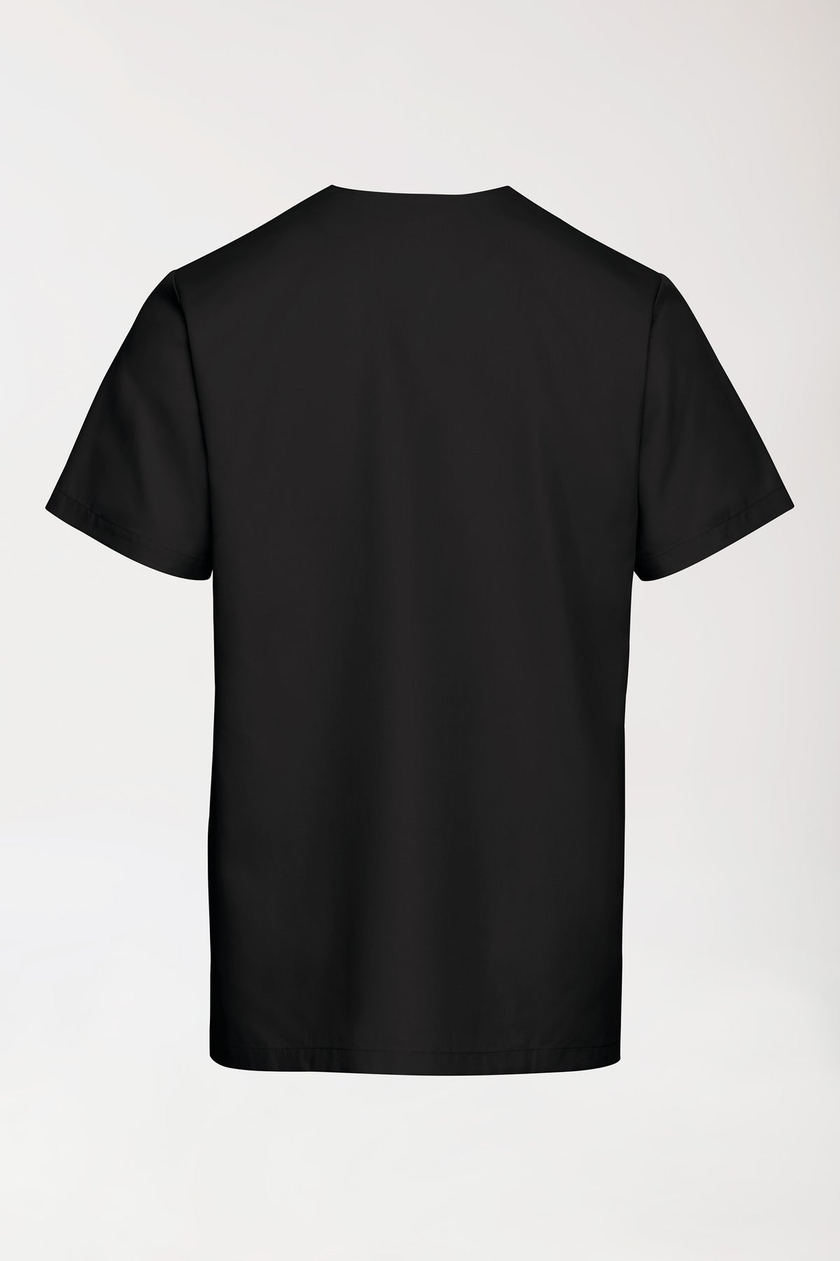 TENCEL™ oversteektuniek heren - V-hals zwart, Achterzijde view