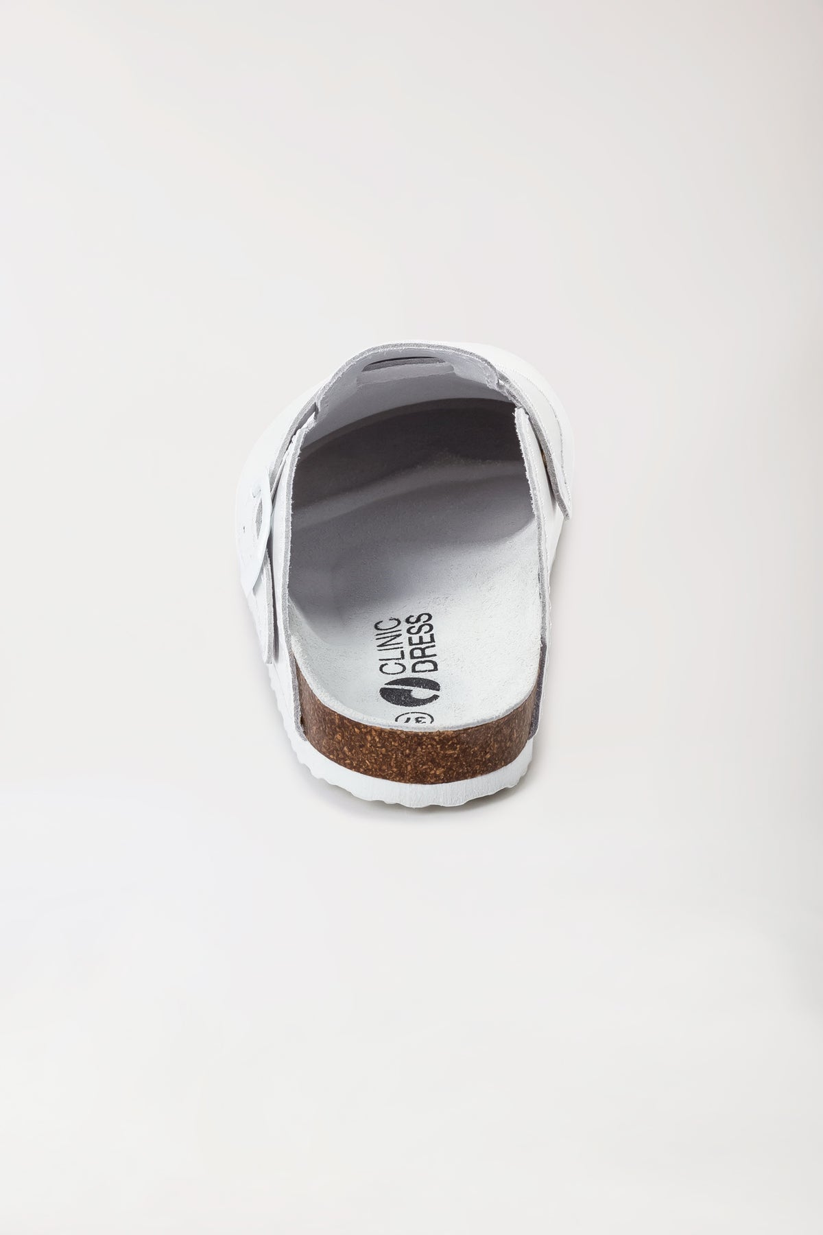 Unisex muil wit, Achterzijde view