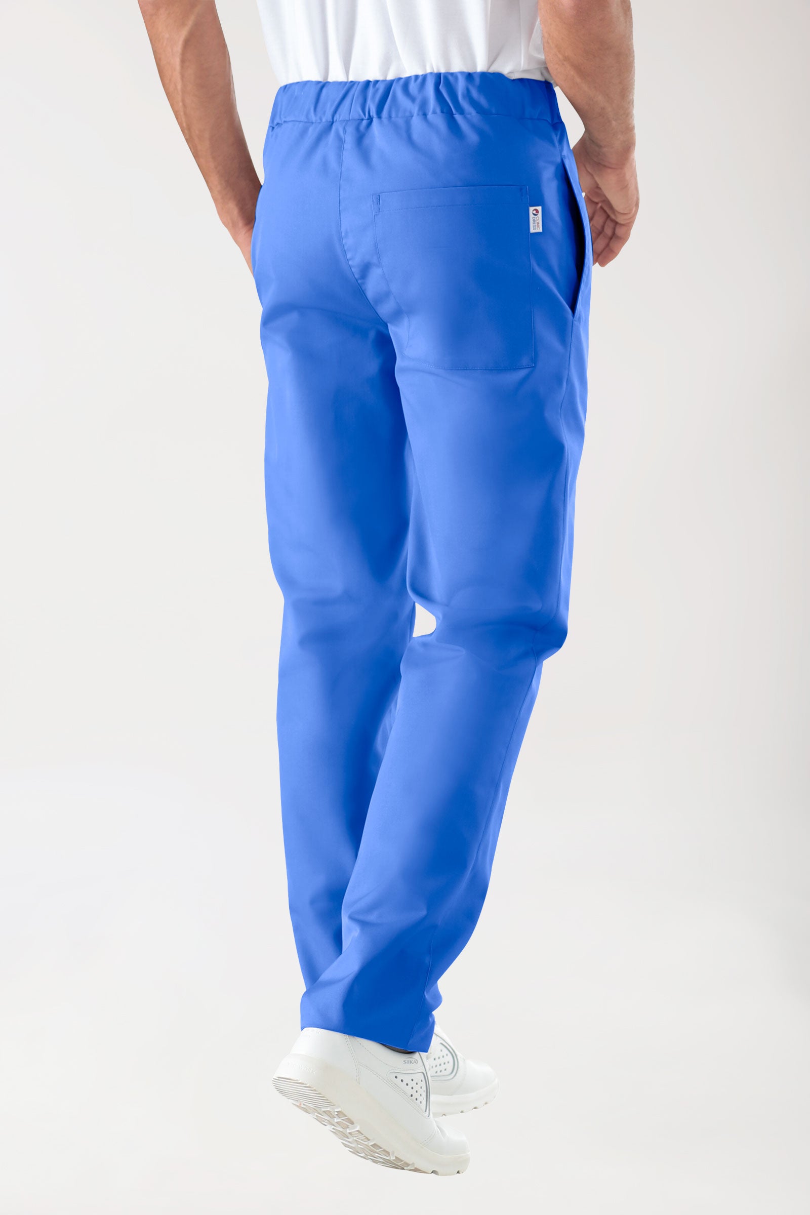 JUST STRONG broek uniseks - elastische boord koningsblauw