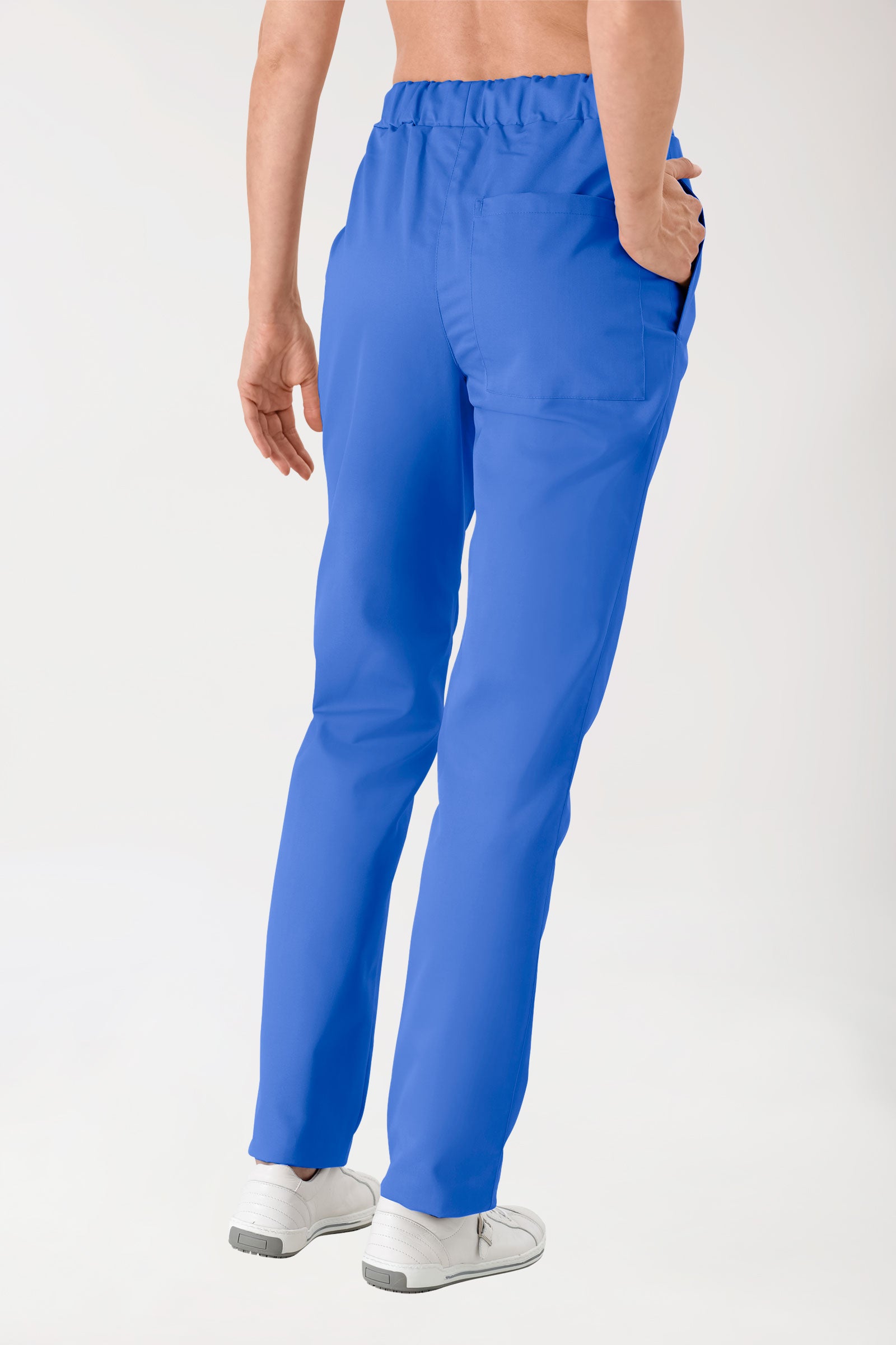 JUST STRONG broek uniseks - elastische boord koningsblauw