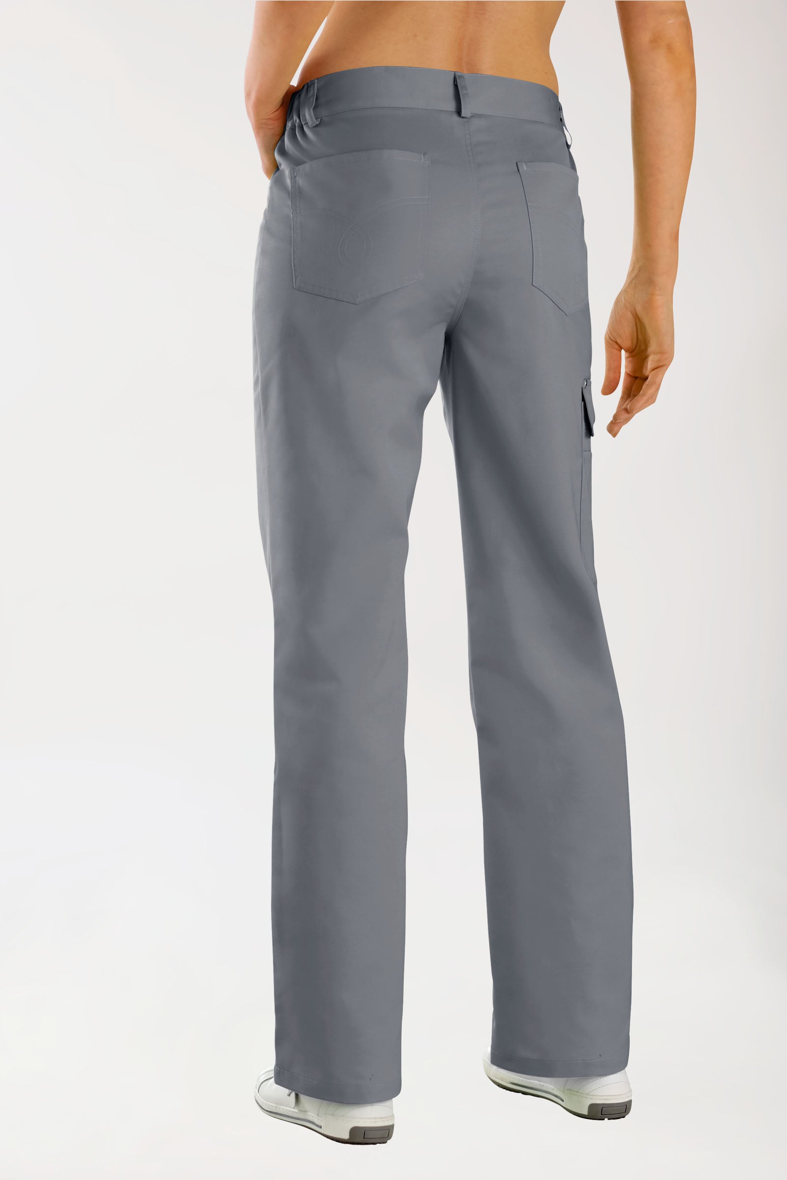 JUST STRONG broek unisex - deels elastische boord steengrijs