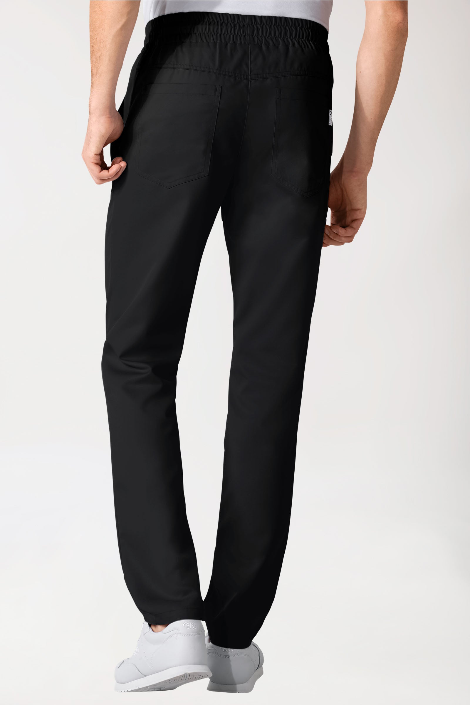 GREEN broek uniseks - elastische boord zwart