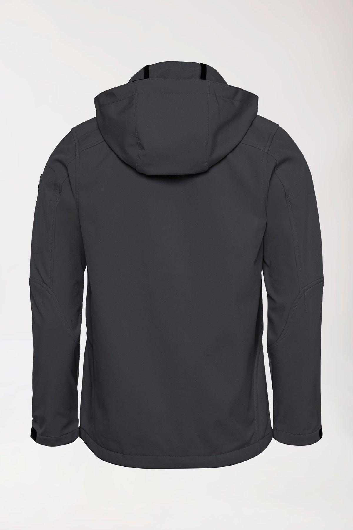 Softshell jassen unisex - met capuchon leigrijs