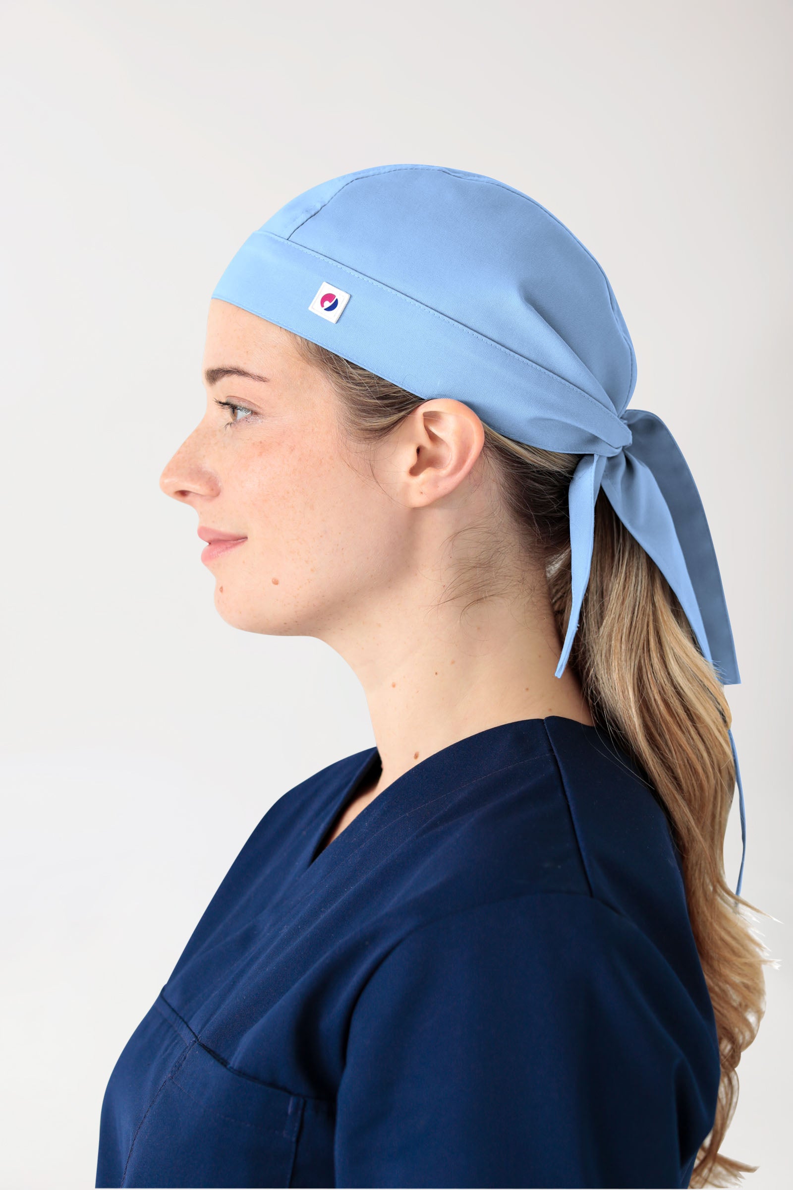 JUST STRONG Bandana hoofddoek uniseks hemelsblauw