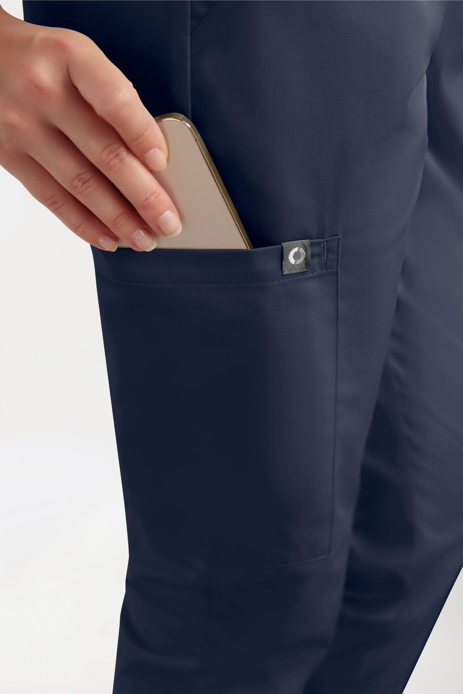 GREEN Stretch broek dames - joggingbroek style navy