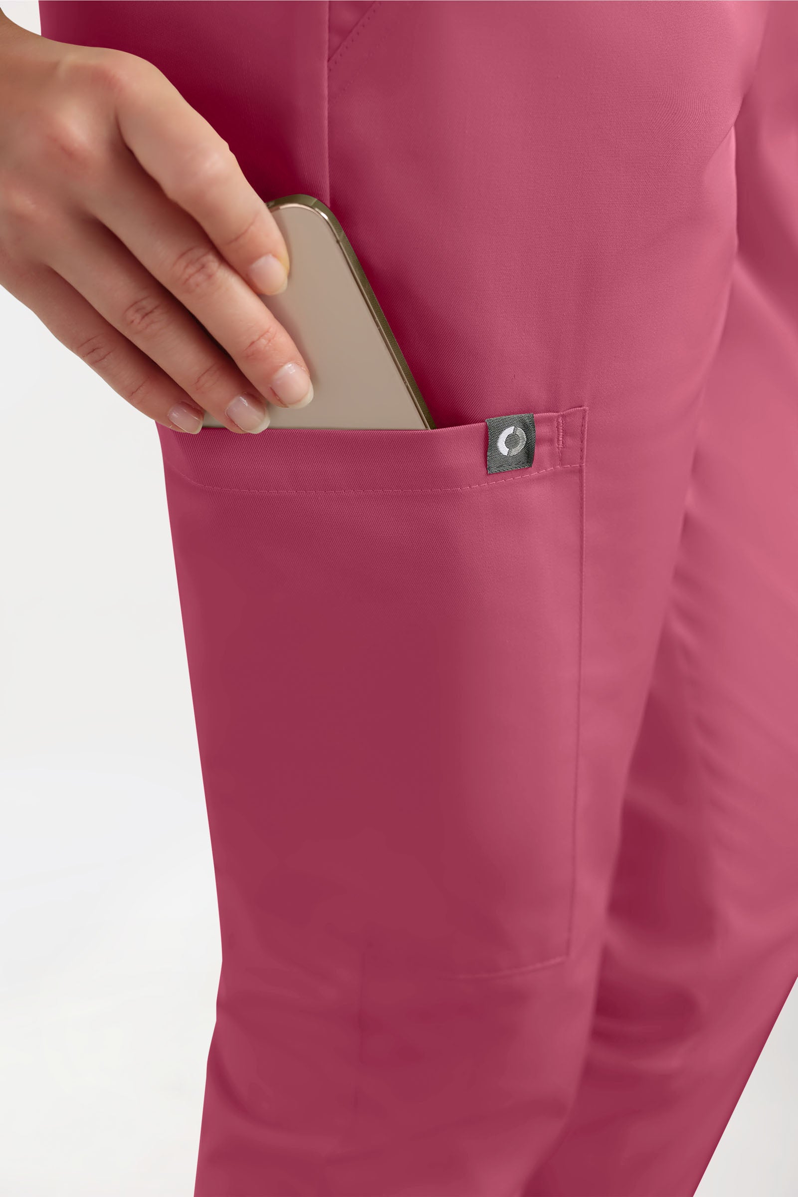 GREEN Stretch broek dames - joggingbroek style oud rose