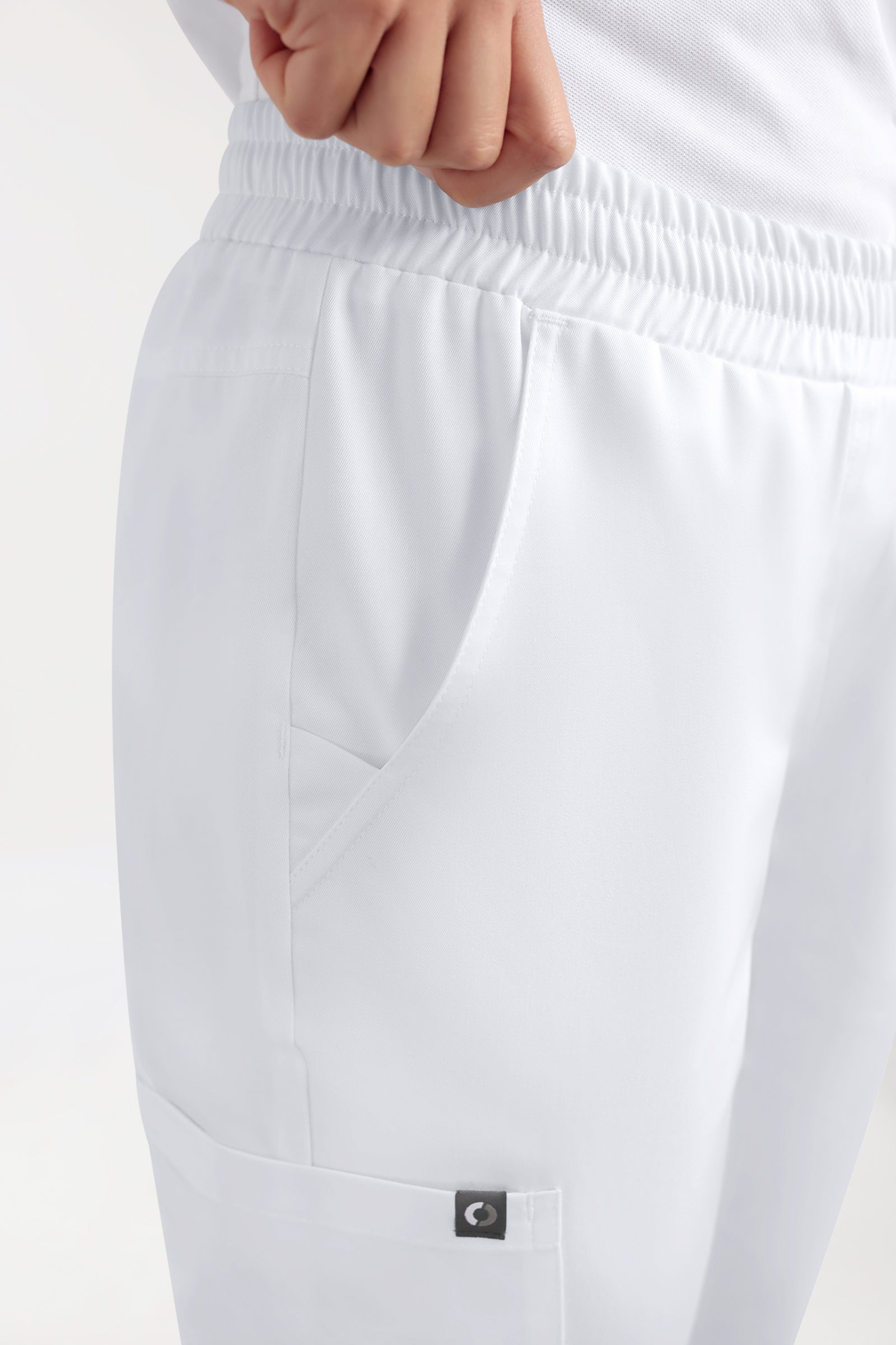 CORE cargo broek dames - joggingbroek style wit