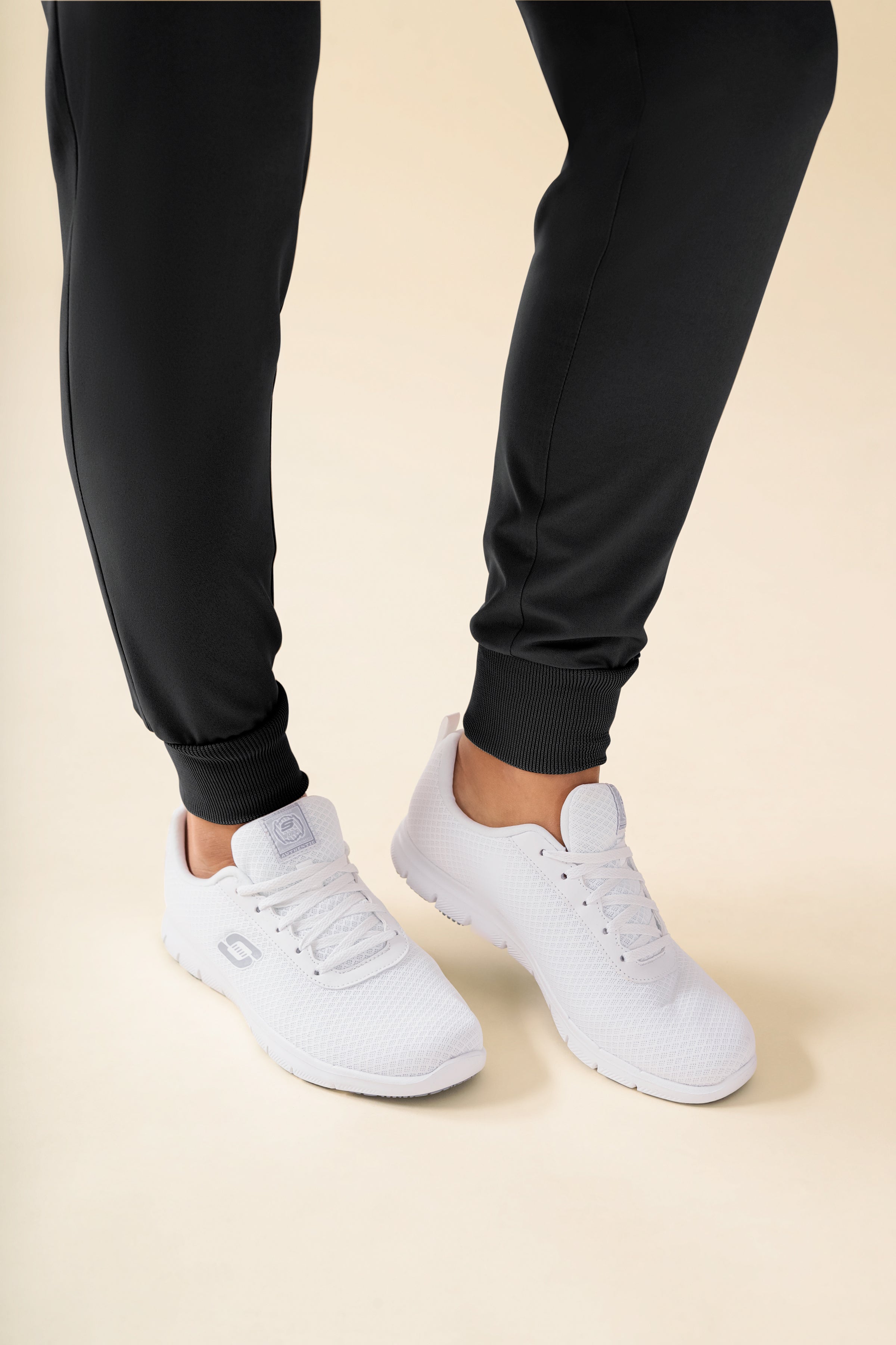 KAERE broek dames - zoom met elastische boord korte maat zonder beenzak zwart