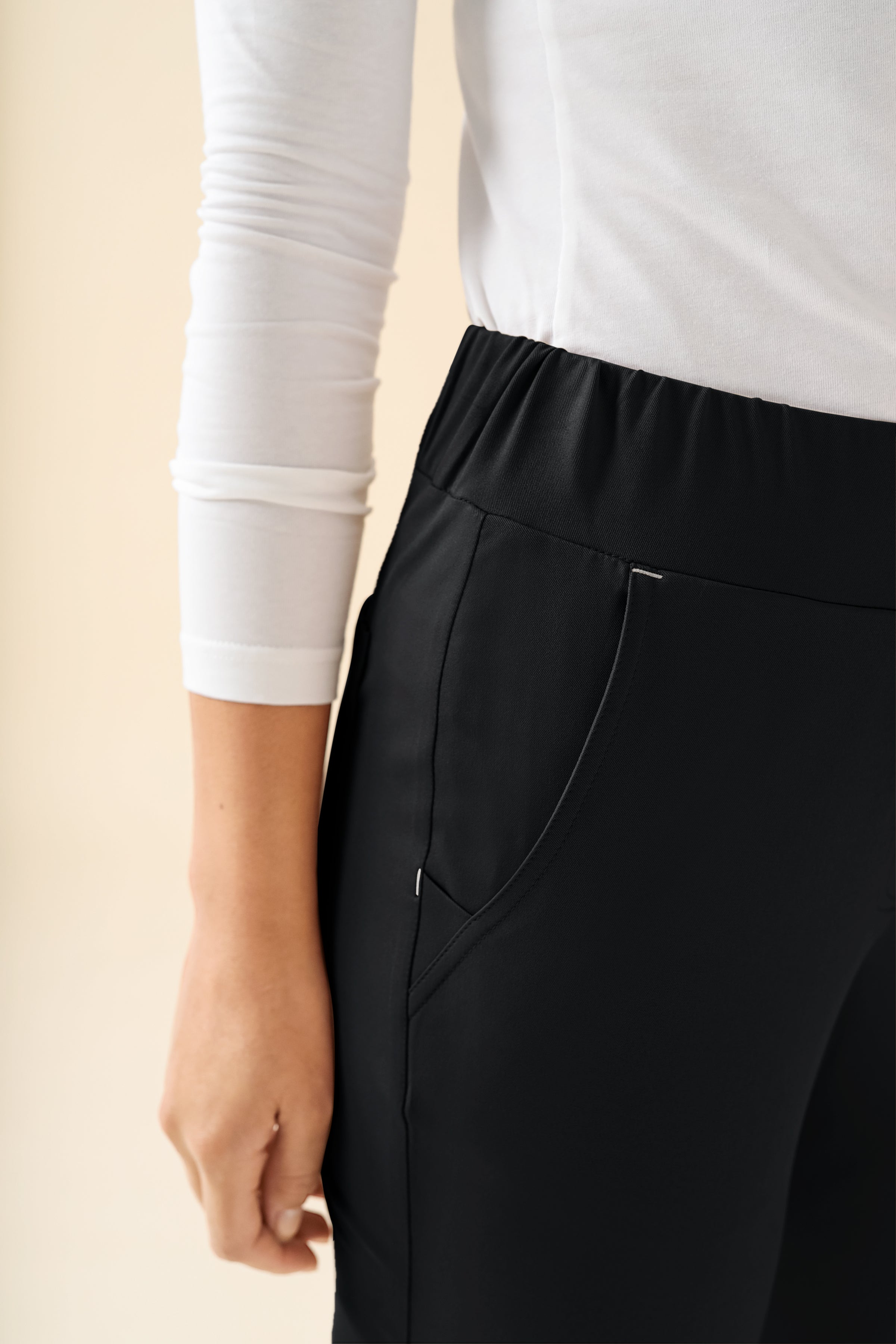 KAERE broek dames - korte maat zonder beenzak zwart