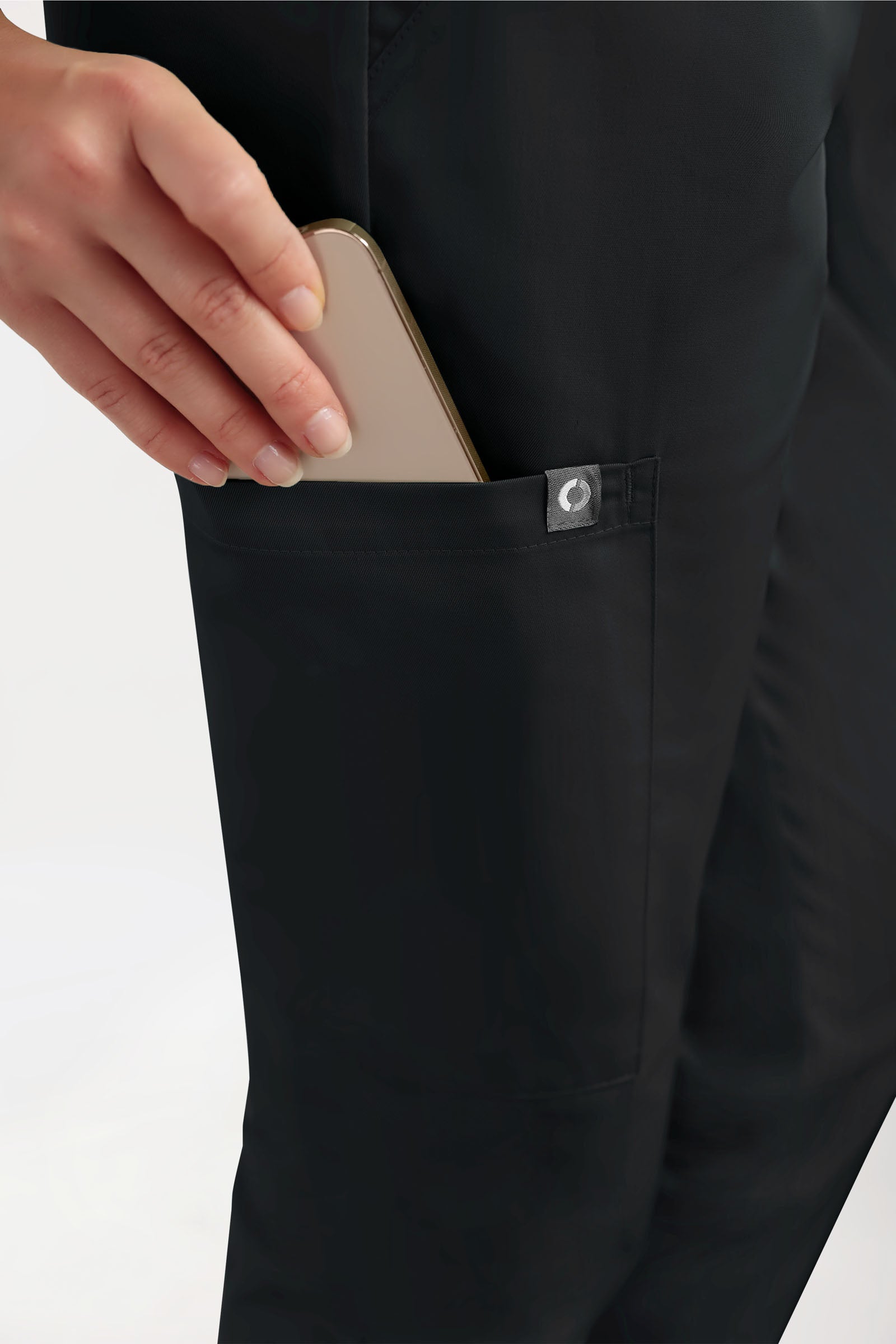 GREEN Stretch broek dames - joggingbroek style zwart