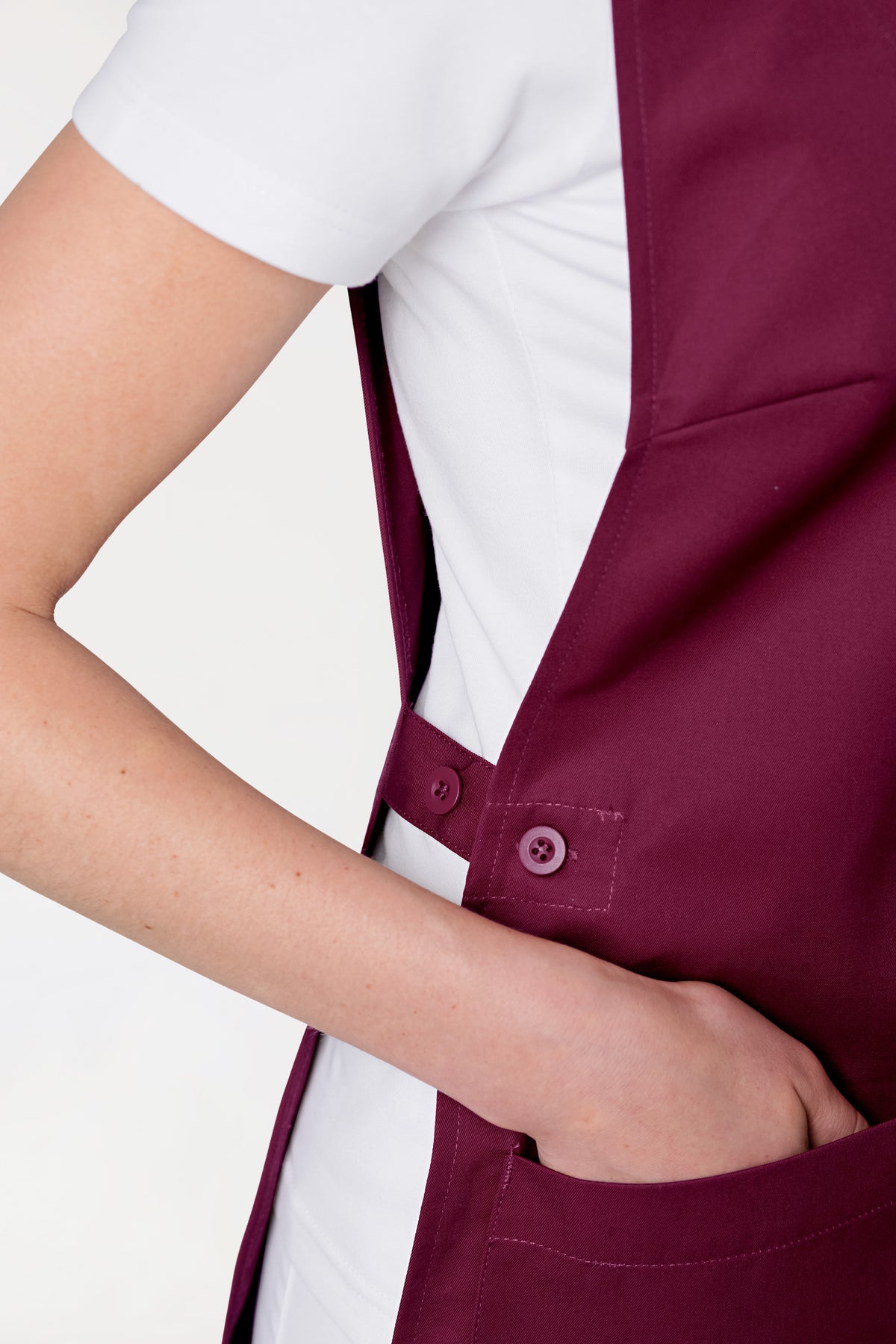 JUST STRONG overgooier dames bordeaux