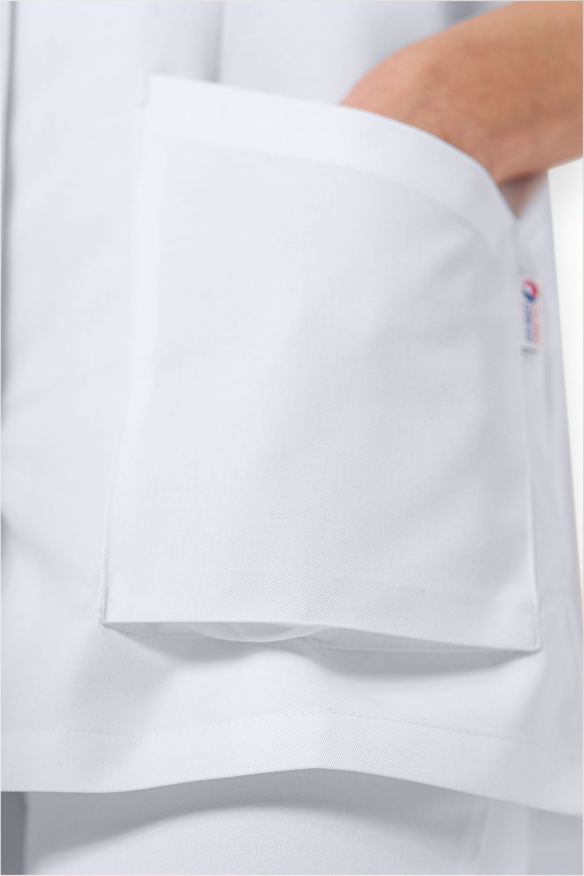 CORE tuniek dames - doorknoopsluiting wit