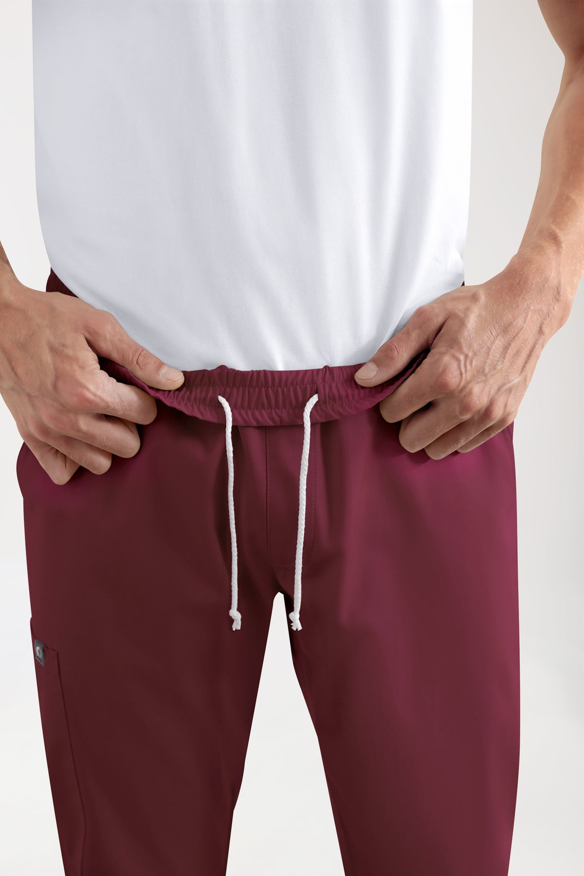 CORE cargo broek heren- joggingbroek style bordeaux