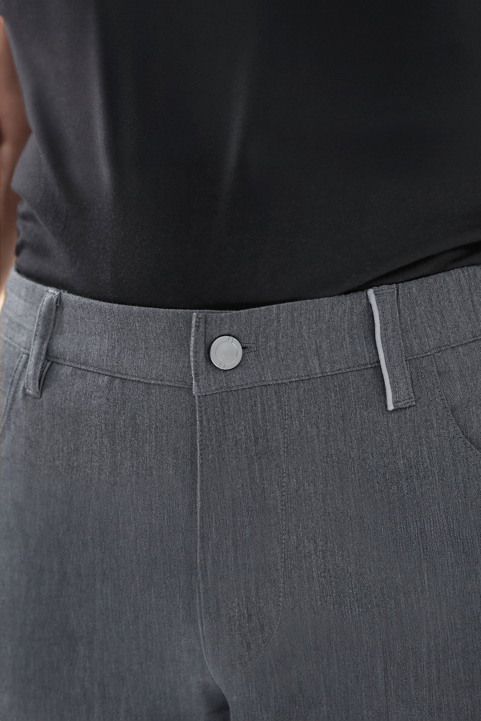 KAERE herenbroek - 5-pocket grijs melange