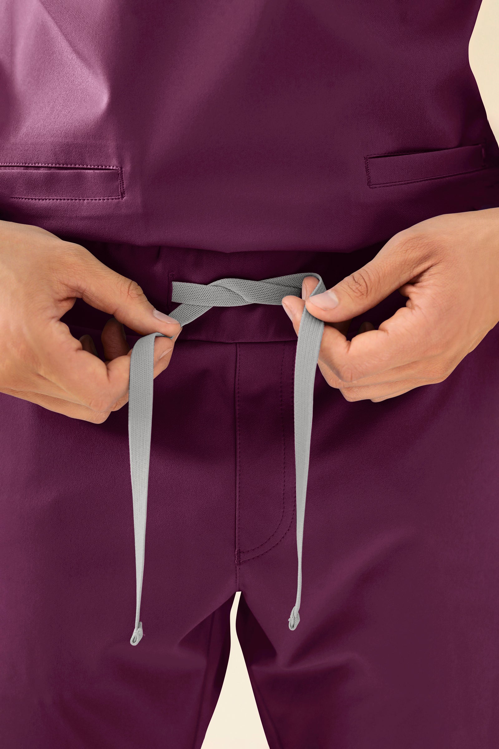 KAERE broek heren - korte maat met beenzak pruimen