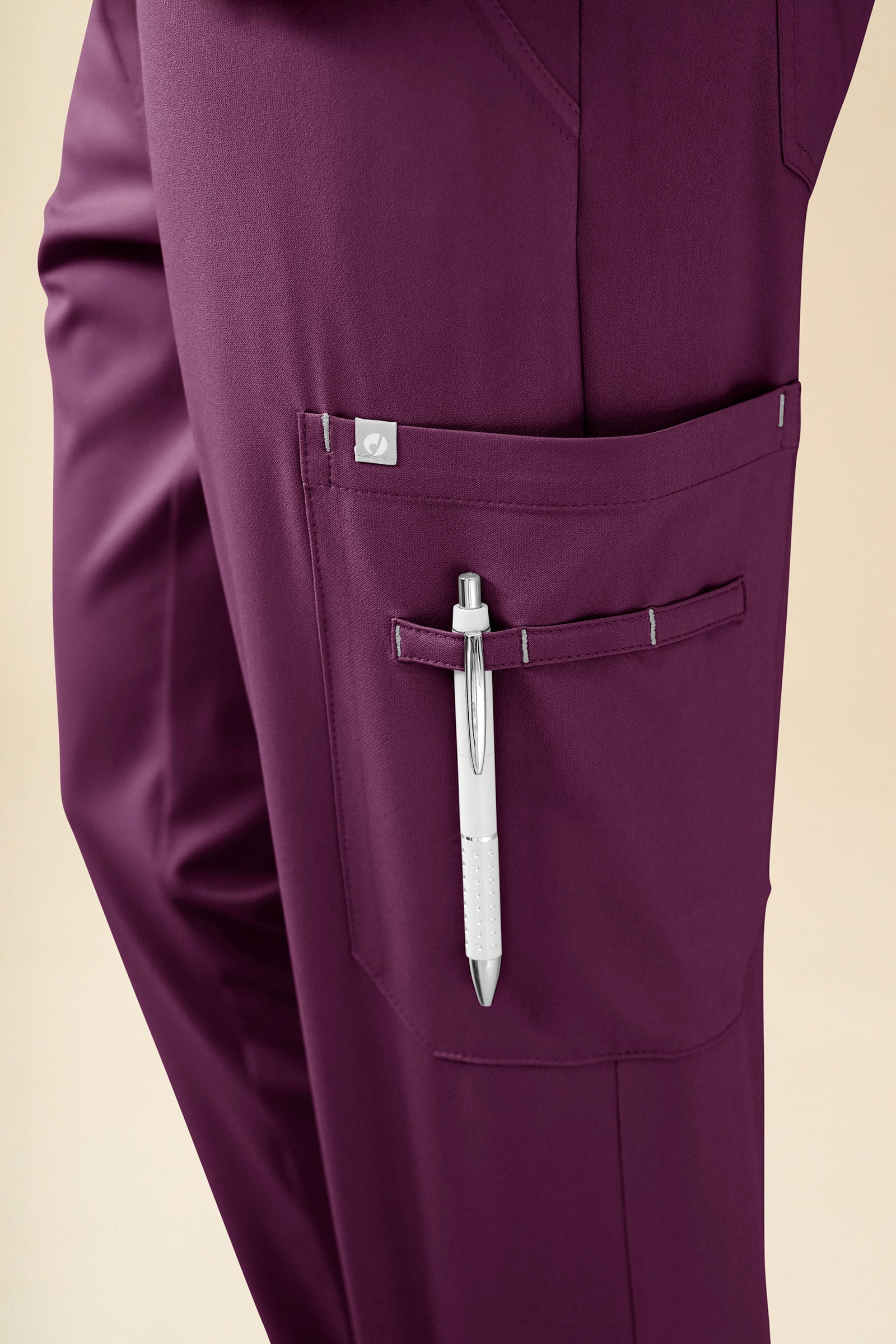 KAERE broek heren - korte maat met beenzak pruimen