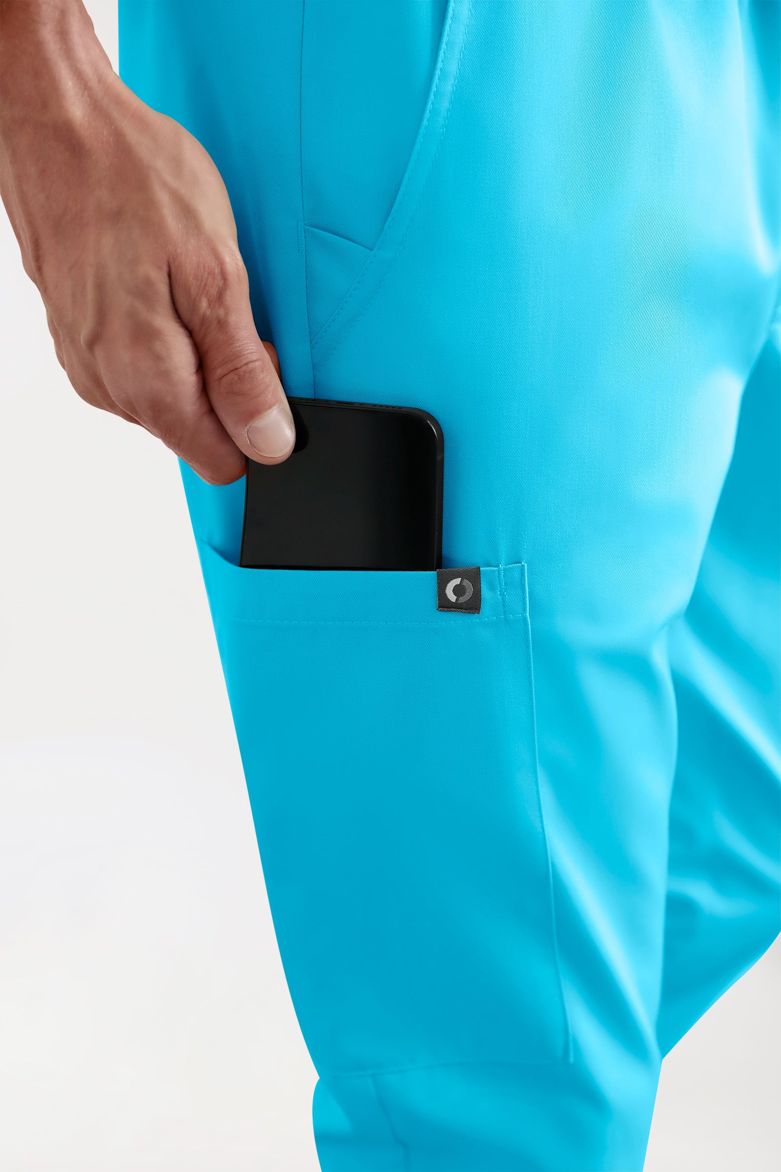CORE cargo broek heren- joggingbroek style turquoise