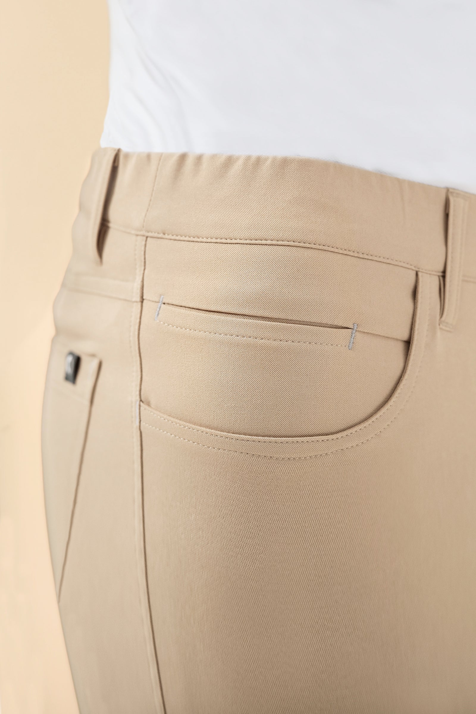 KAERE herenbroek - 5-pocket zand