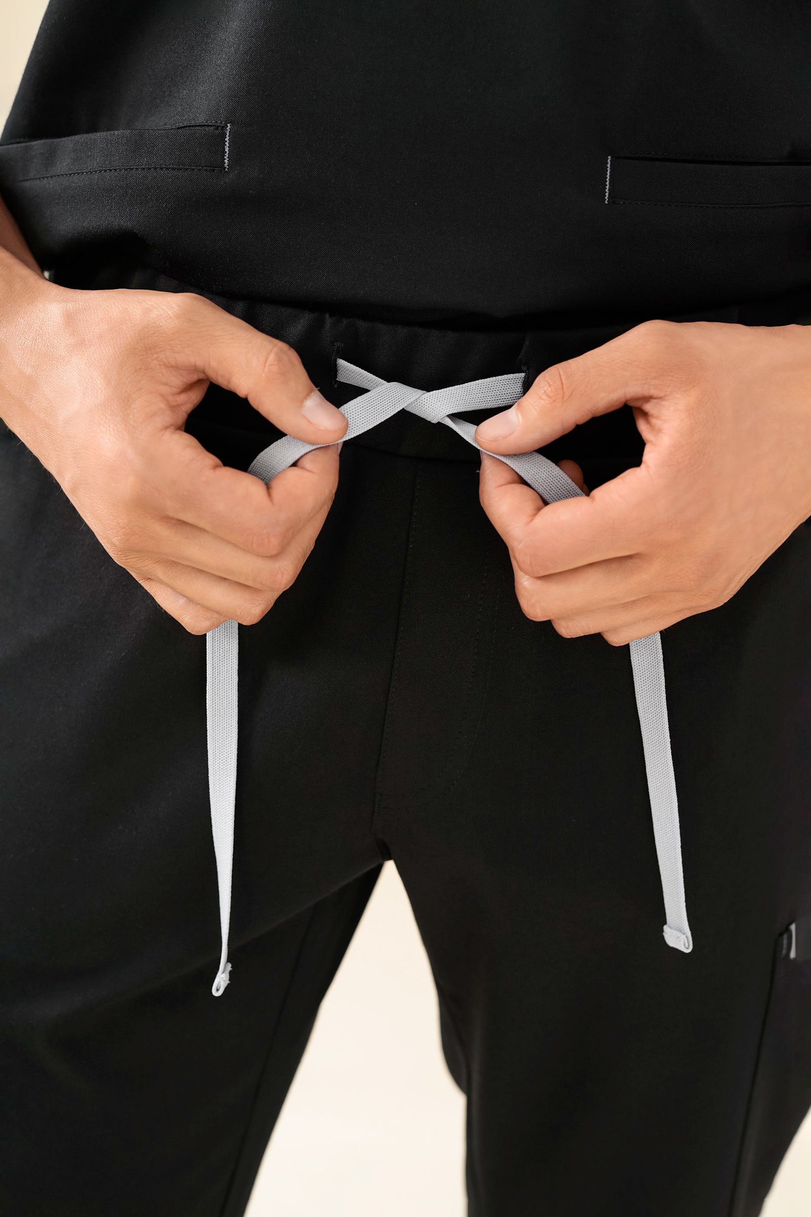 KAERE broek heren - met beenzak zwart