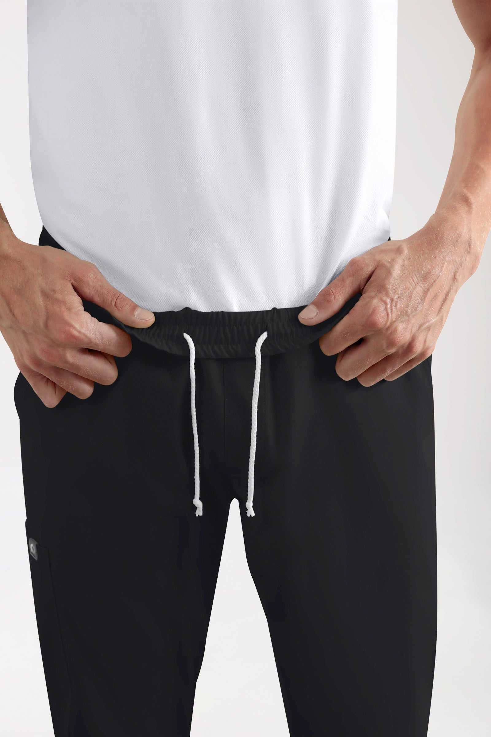 CORE cargo broek heren- joggingbroek style zwart
