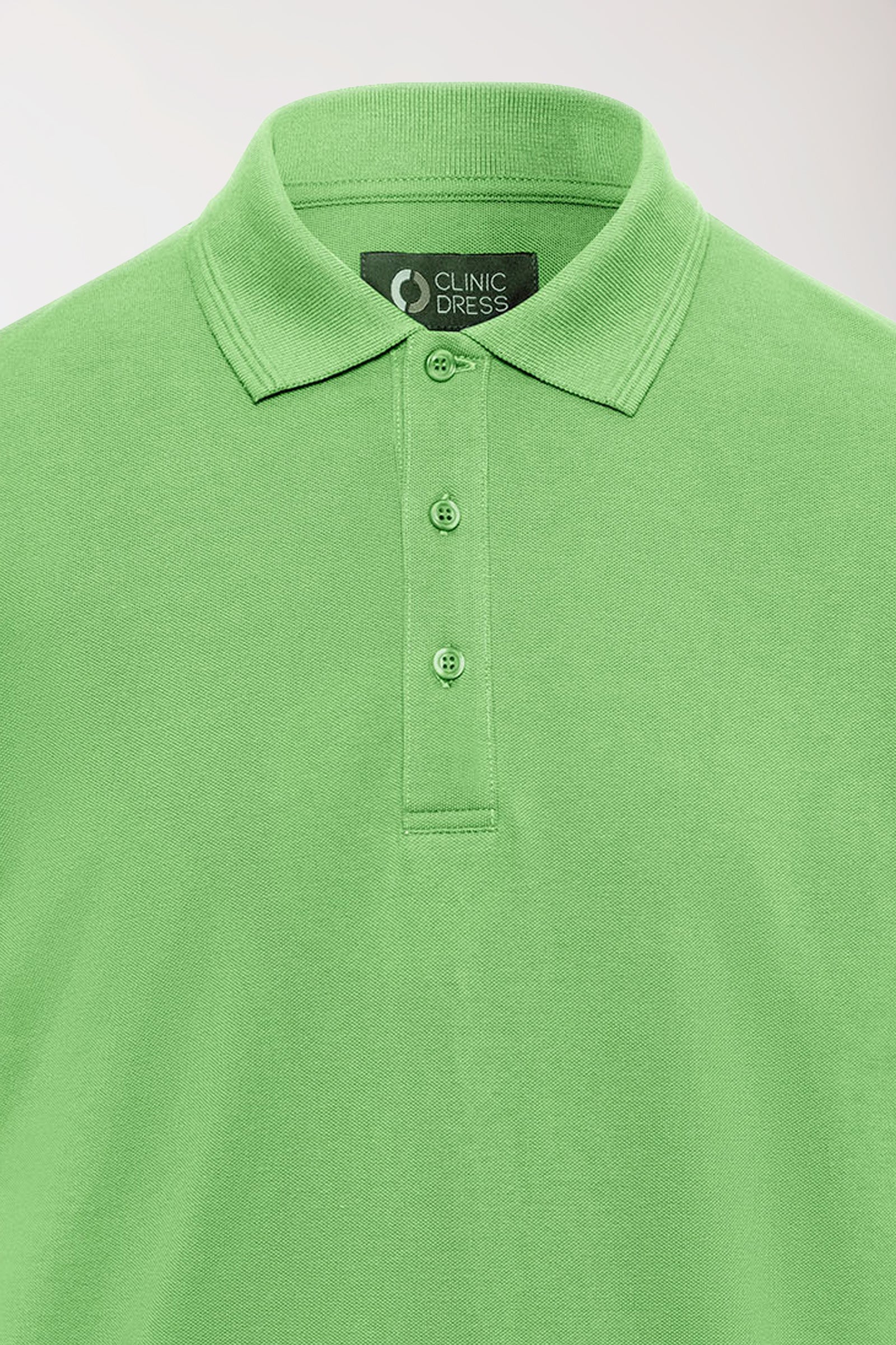 COMFY FLEX stretch shirt heren - polokraag appelgroen