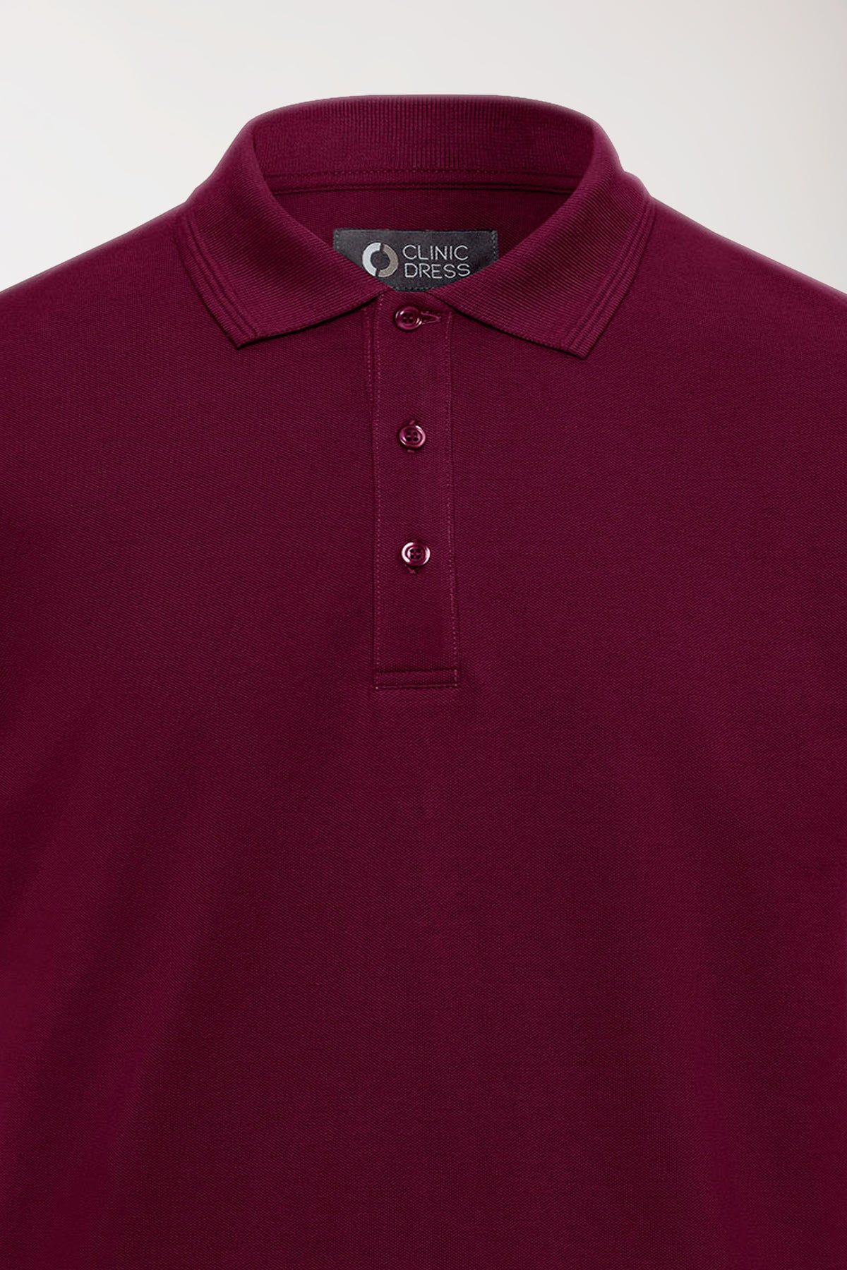 COMFY FLEX stretch shirt heren - polokraag bordeaux