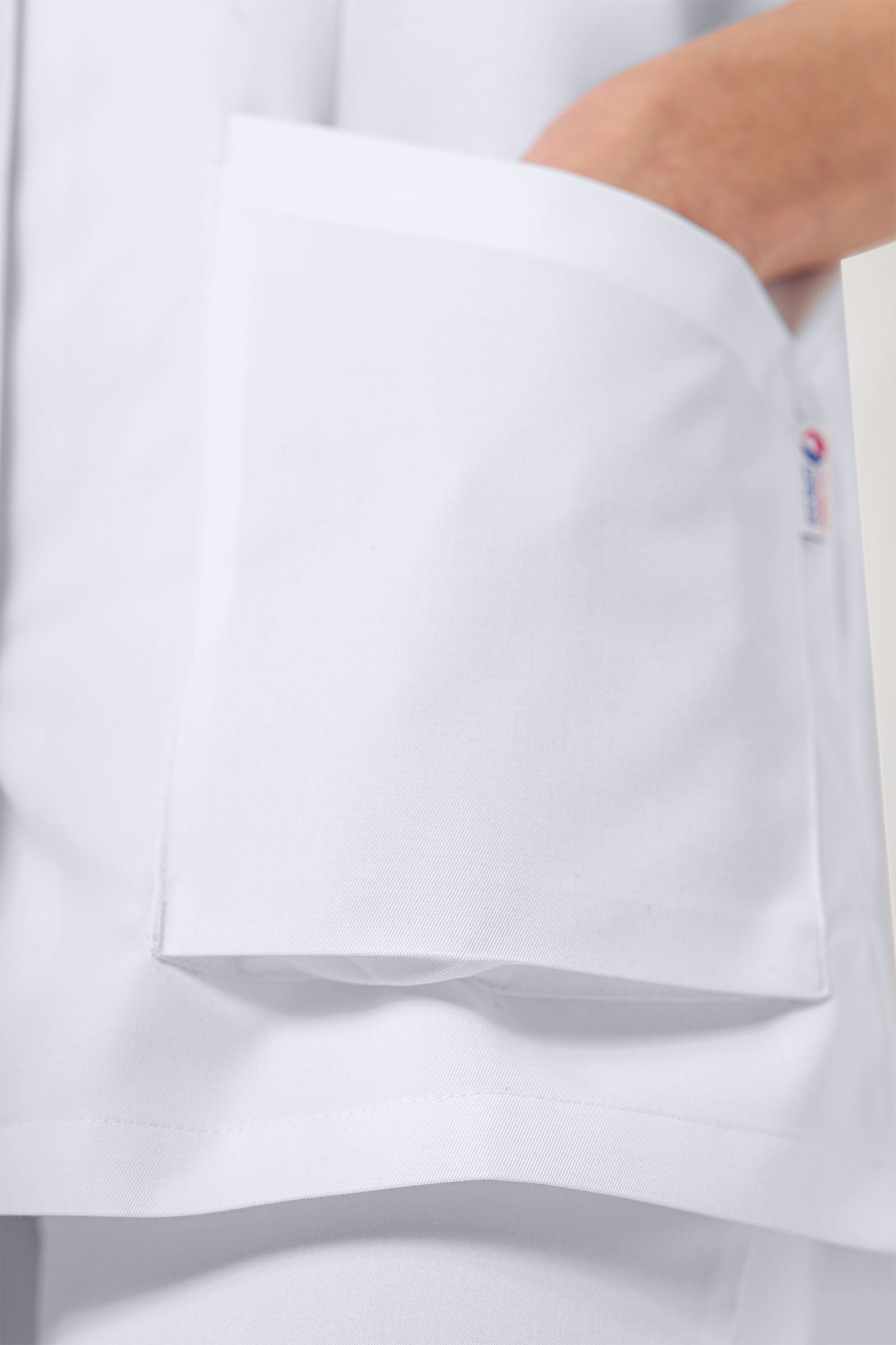CORE tuniek heren - doorknoopsluiting wit