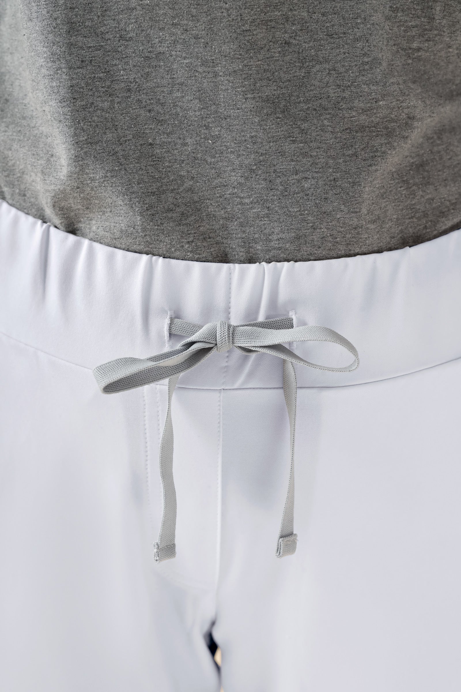 KAERE broek dames - zoom met elastische boord zonder beenzak wit