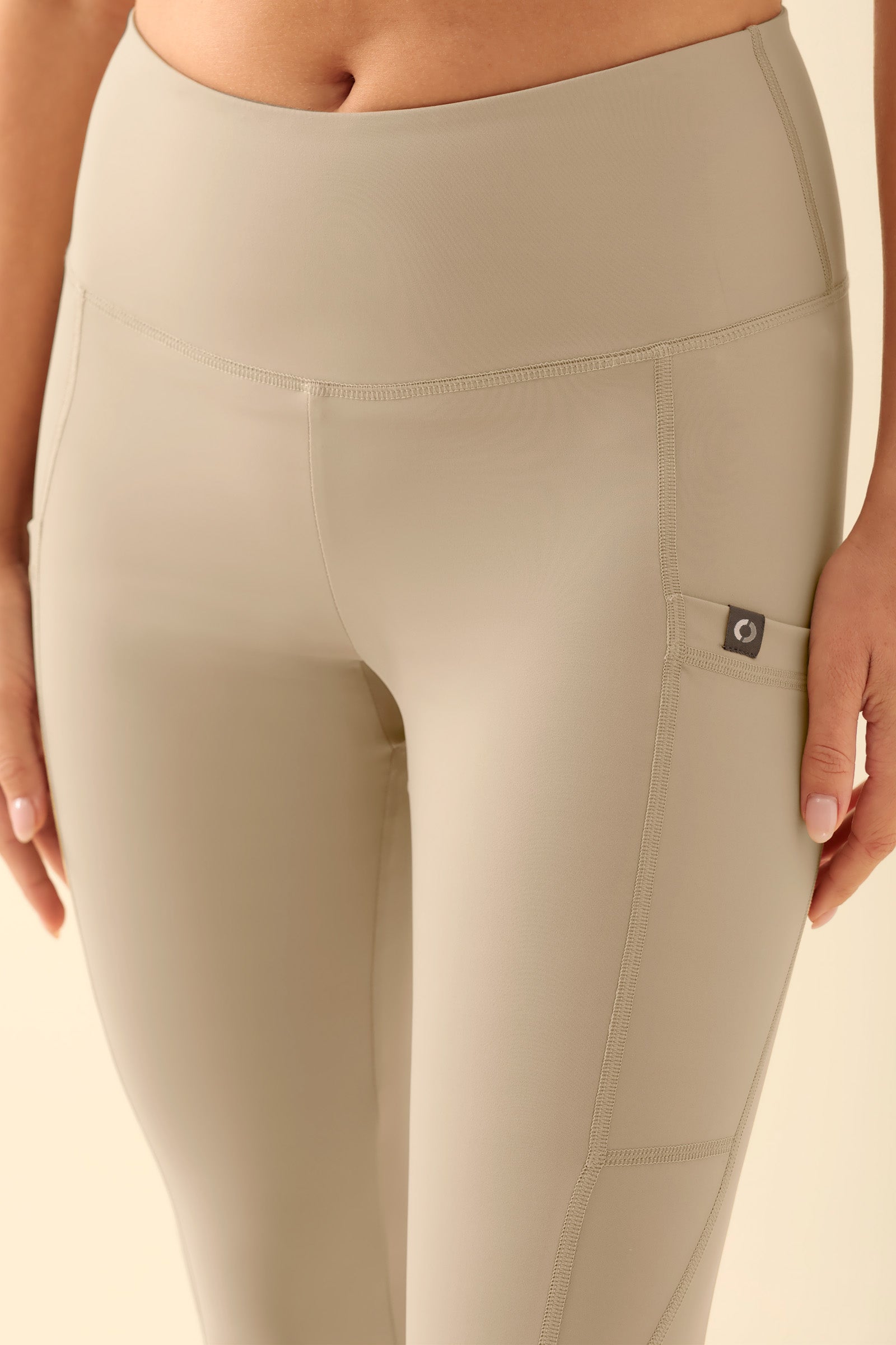 KAERE Leggings dames - super elastisch zand