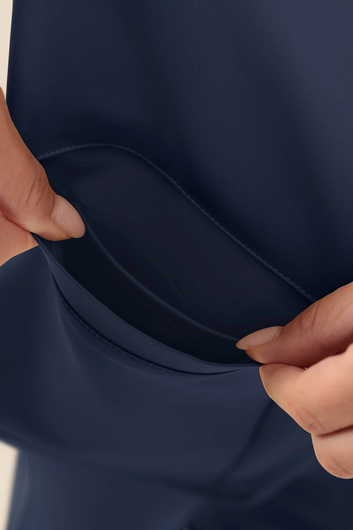 KAERE tuniek dames - drukknoopsluiting navy