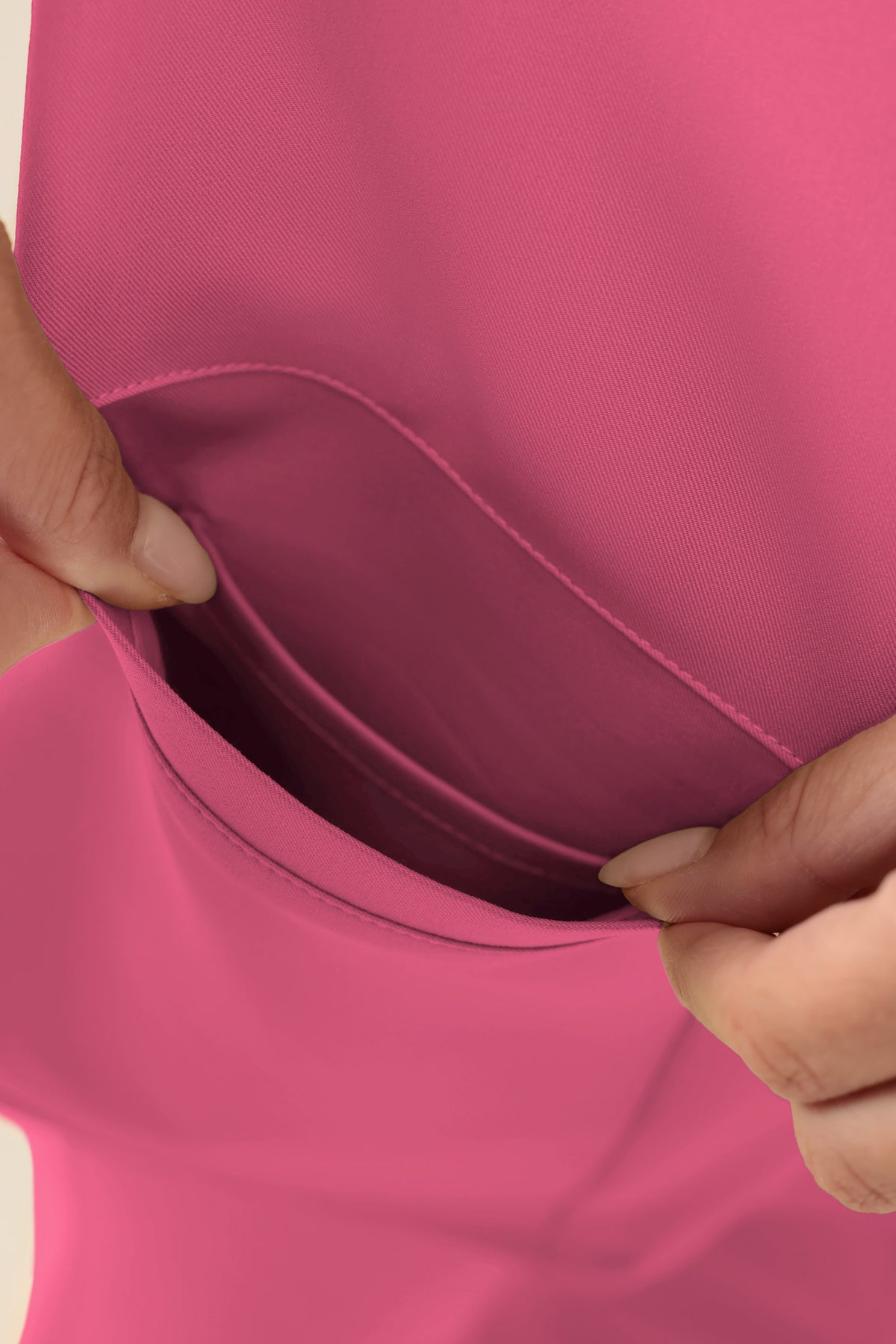 KAERE tuniek dames - drukknoopsluiting oud rose