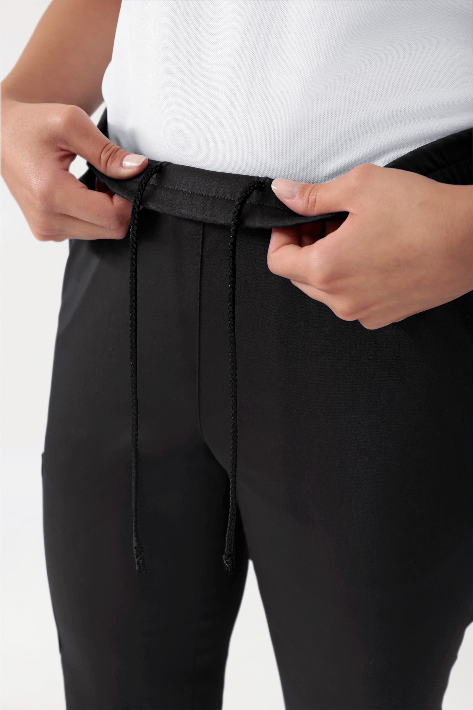 COMFY FLEX Stretch broek Unisex - bermuda zwart