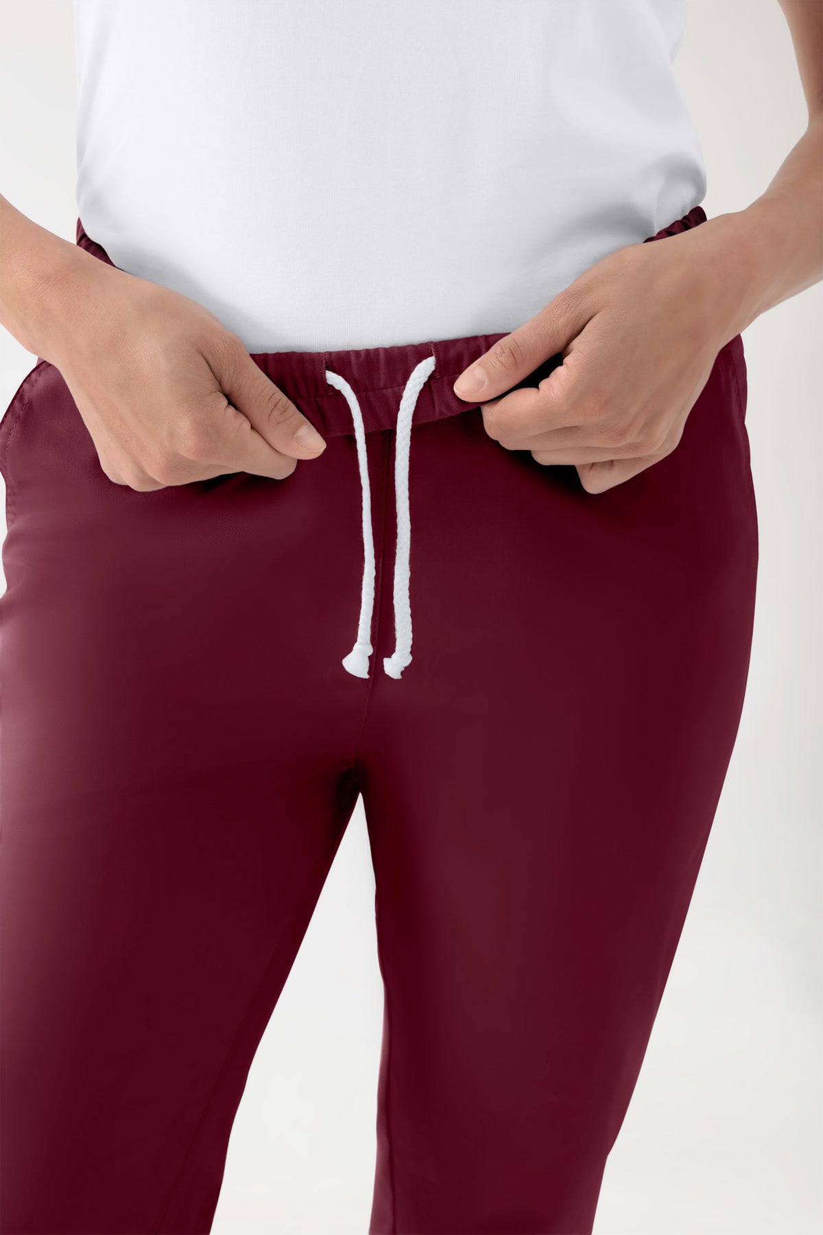 CORE broek uniseks - hoge boord bordeaux