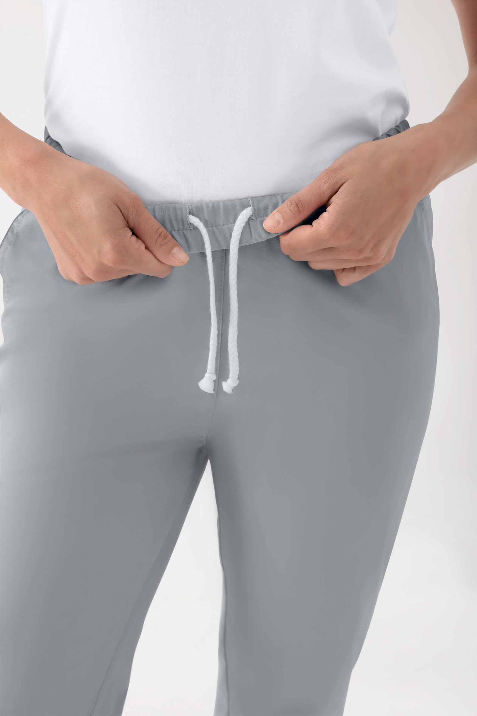 CORE broek uniseks - hoge boord grijs