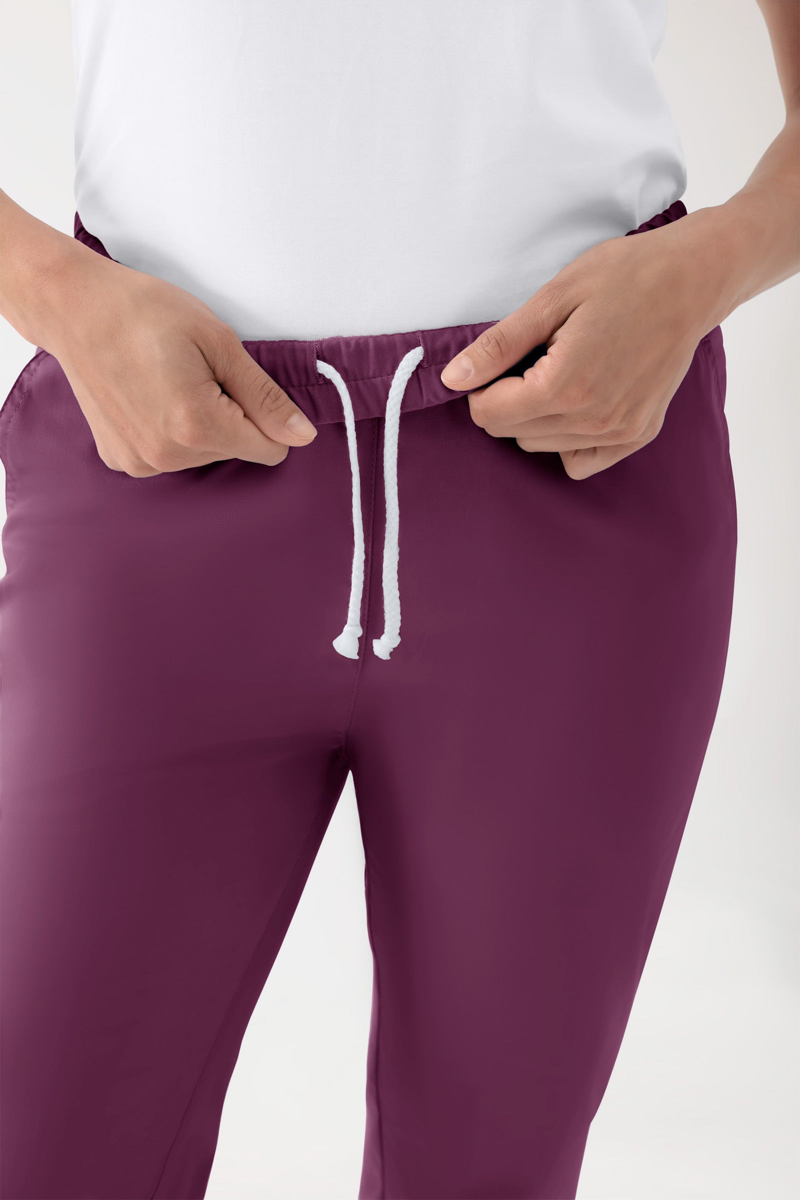 CORE broek uniseks - hoge boord pruimen