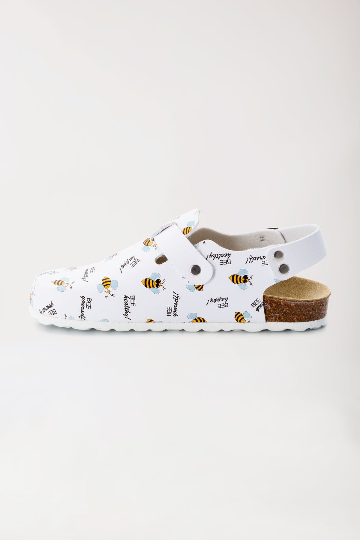 Unisex muil wit/geel/zwart