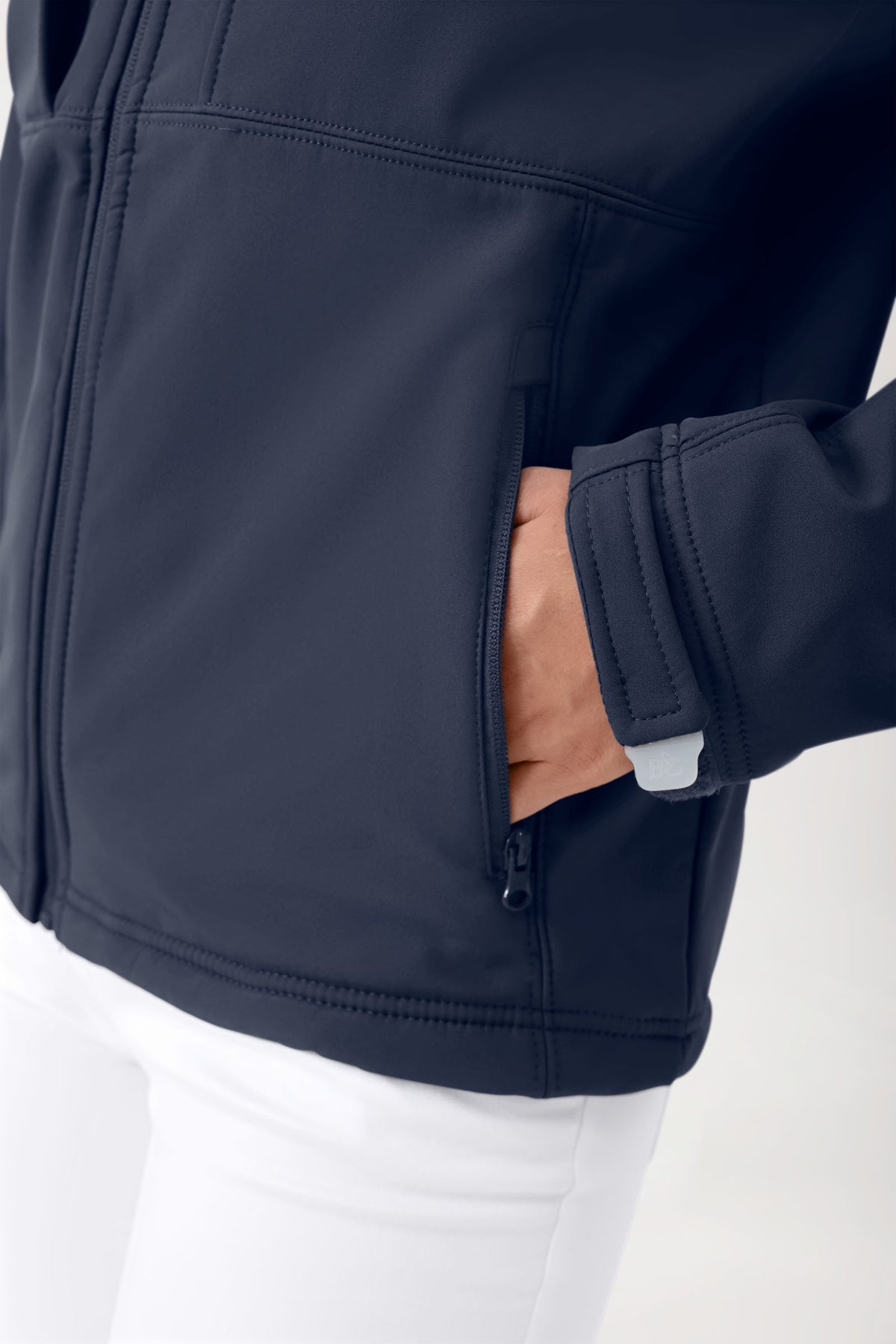 Softshell jassen unisex - met capuchon navy