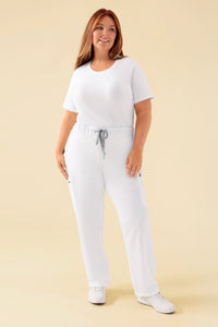 KAERE broek dames - met beenzak wit