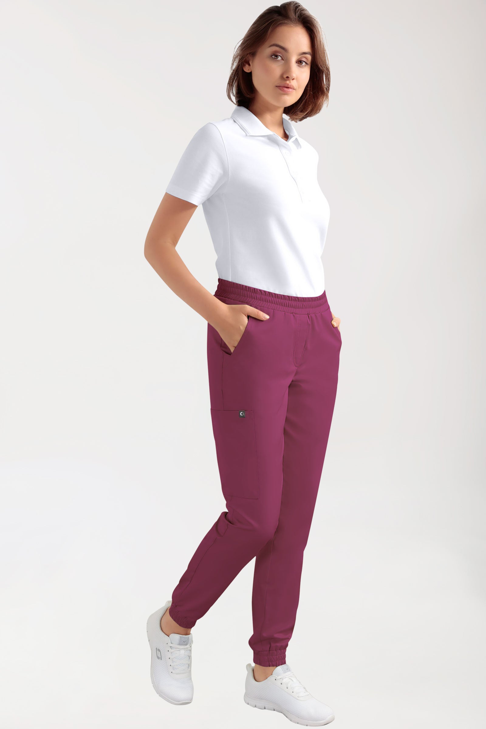 CORE cargo broek dames - joggingbroek style berry