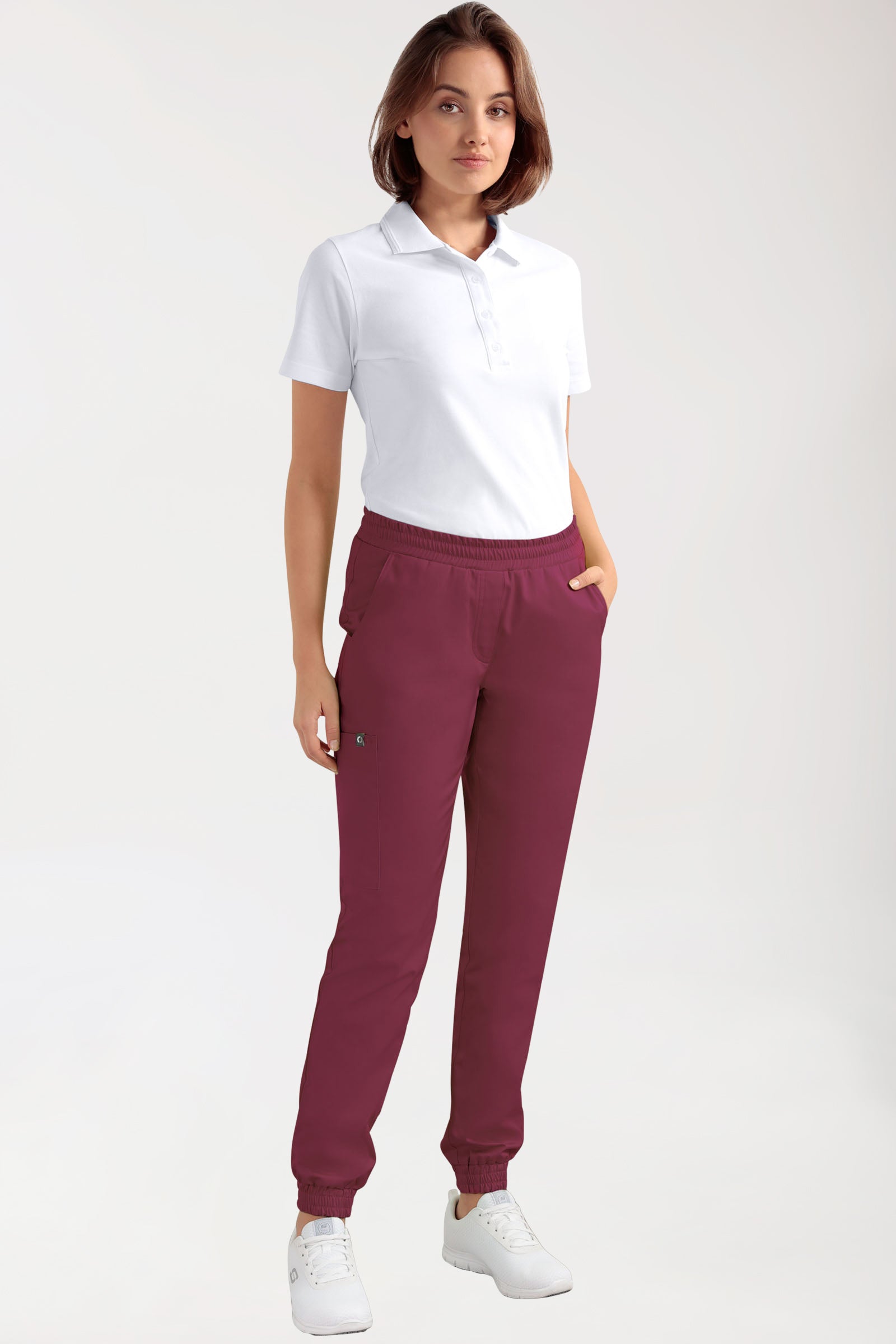 CORE cargo broek dames - joggingbroek style bordeaux