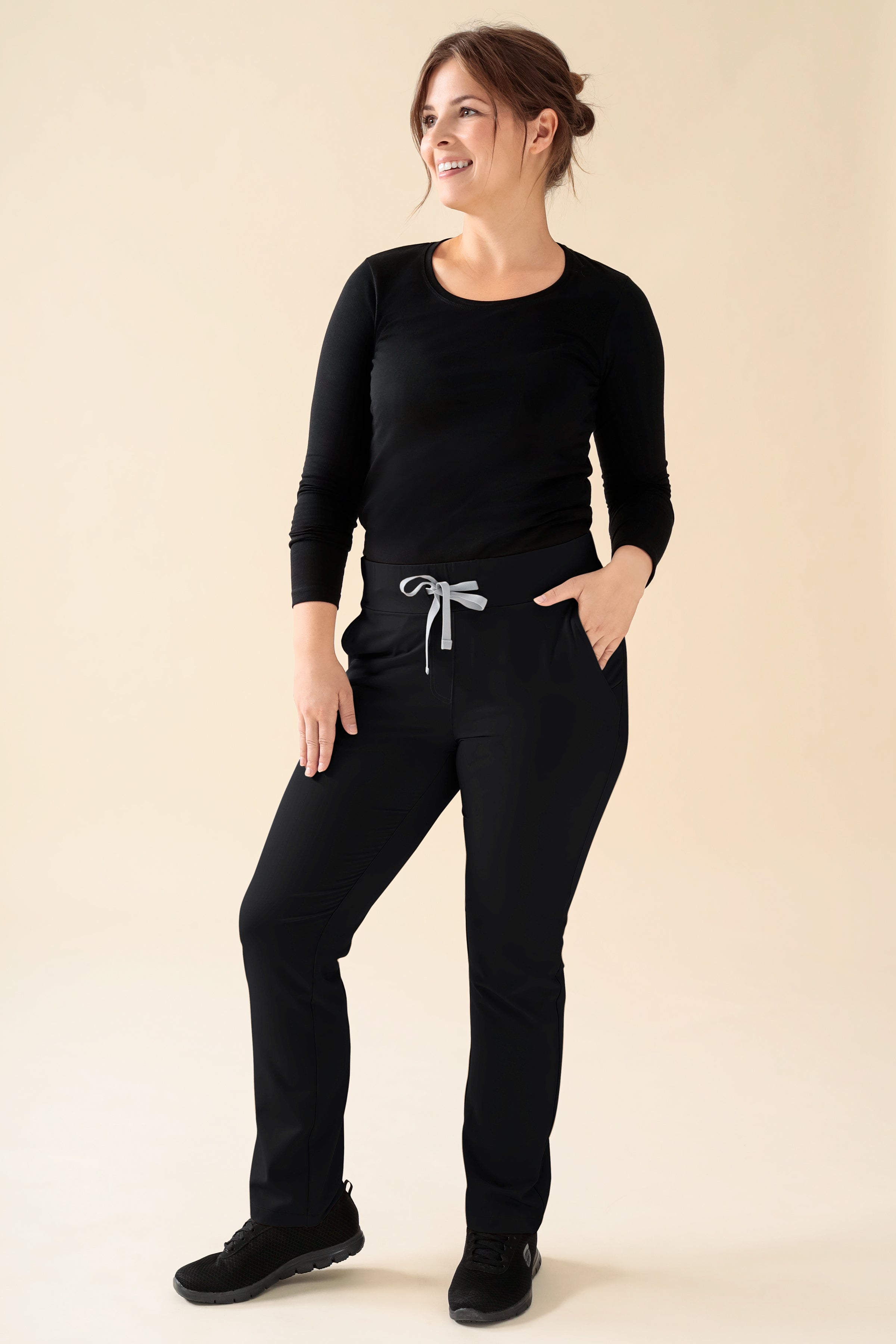 KAERE broek dames - korte maat zonder beenzak zwart