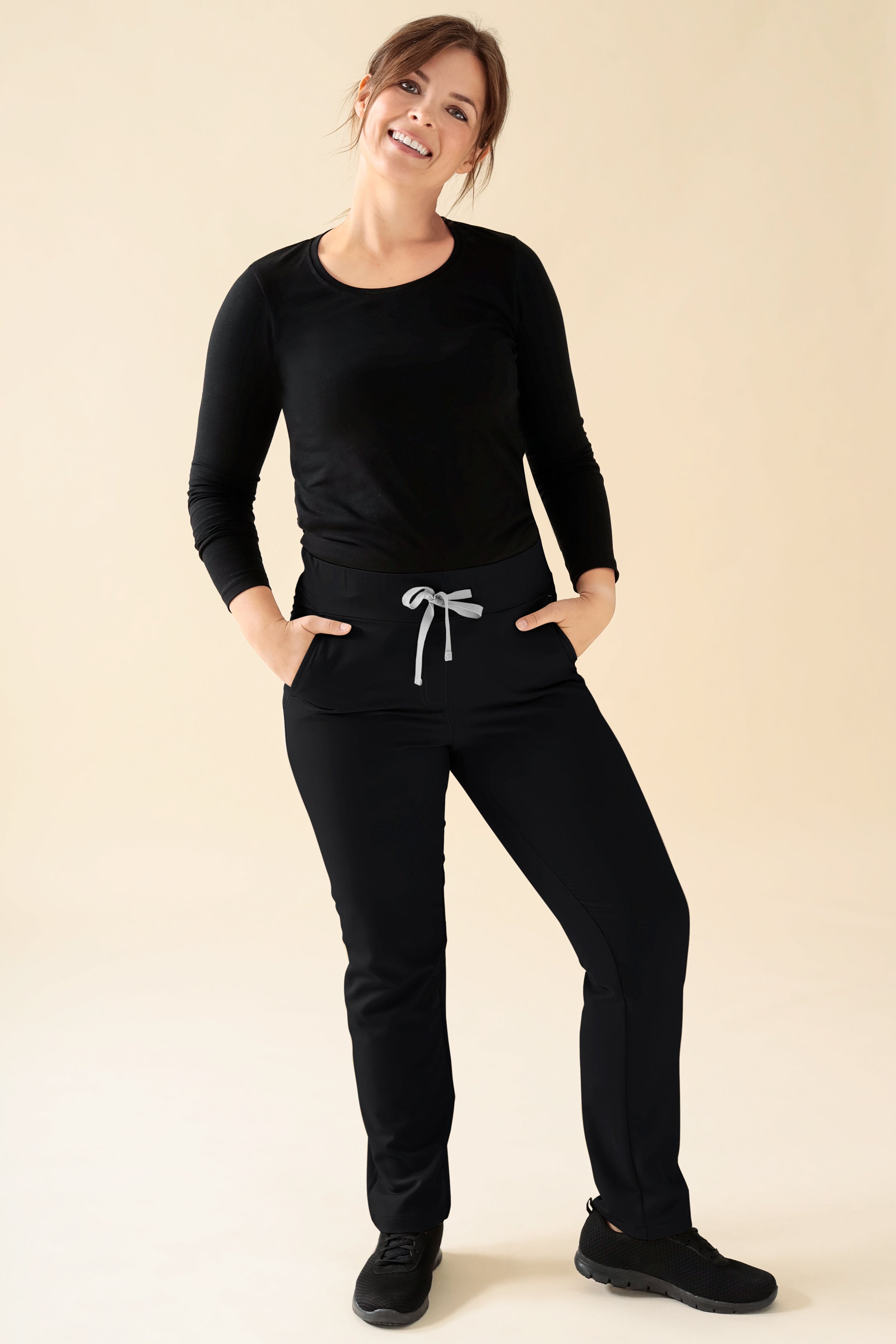 KAERE broek dames - korte maat zonder beenzak zwart