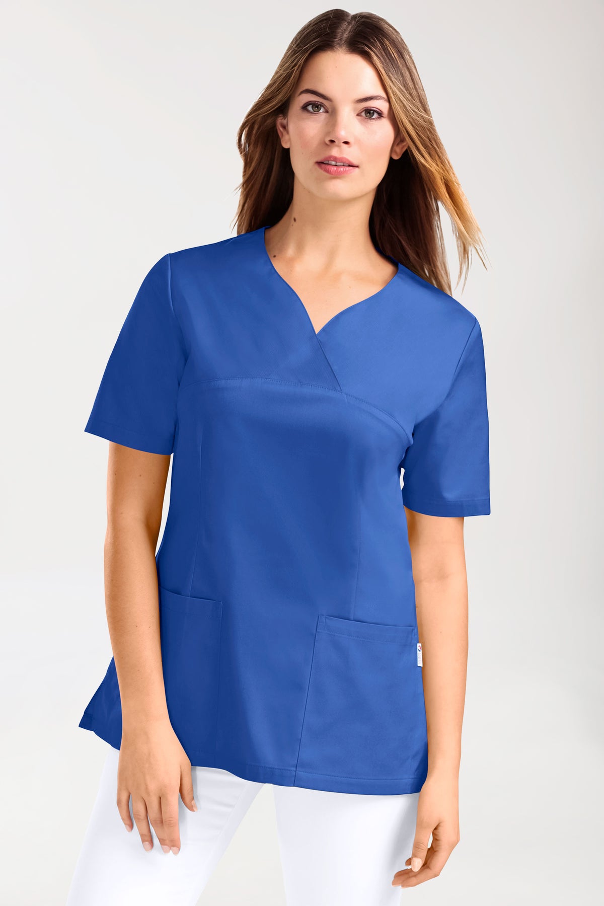 CORE oversteektuniek dames -5-pack- hartvormige hals koningsblauw