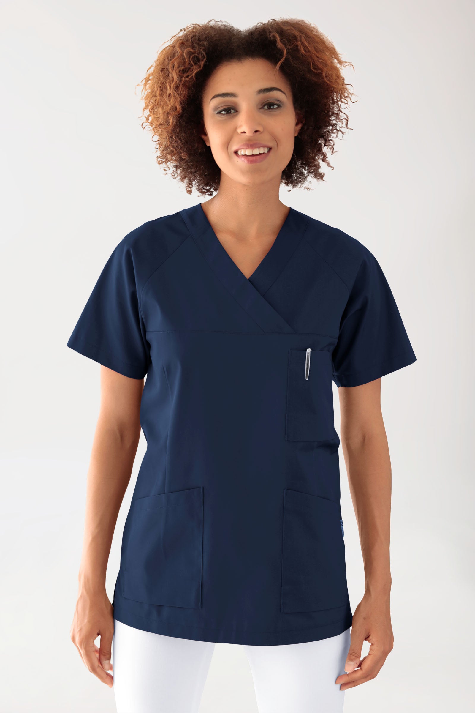 CORE oversteektuniek dames - V-hals navy