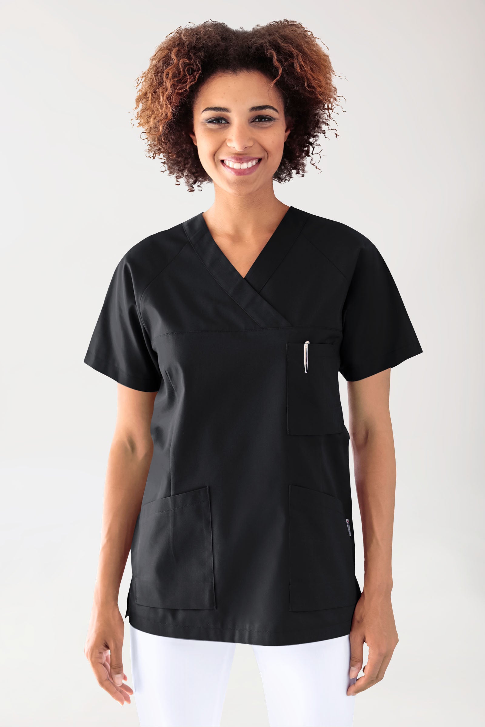 CORE oversteektuniek dames - V-hals zwart