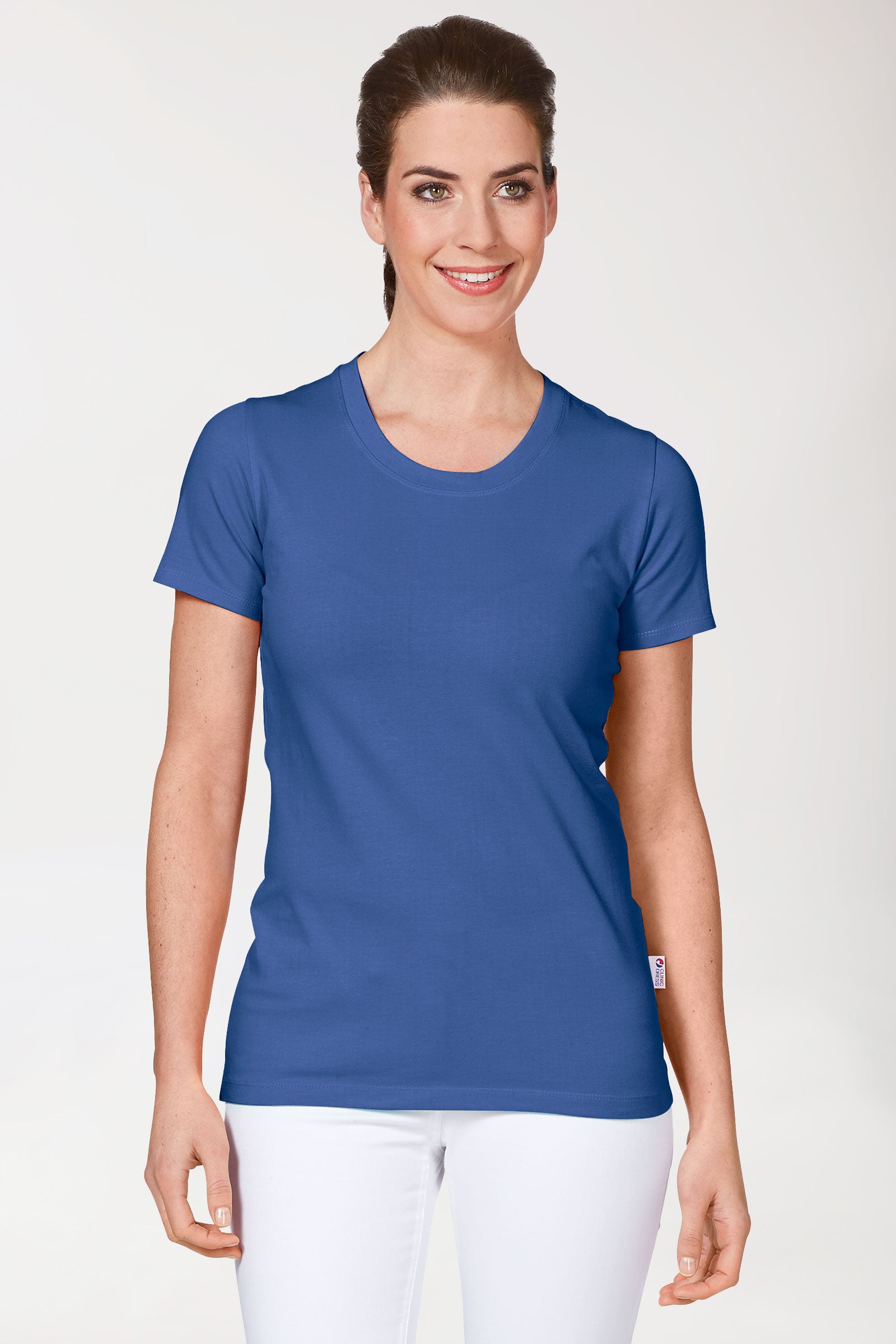 CORE shirt dames - ronde hals koningsblauw, Voorzijde view