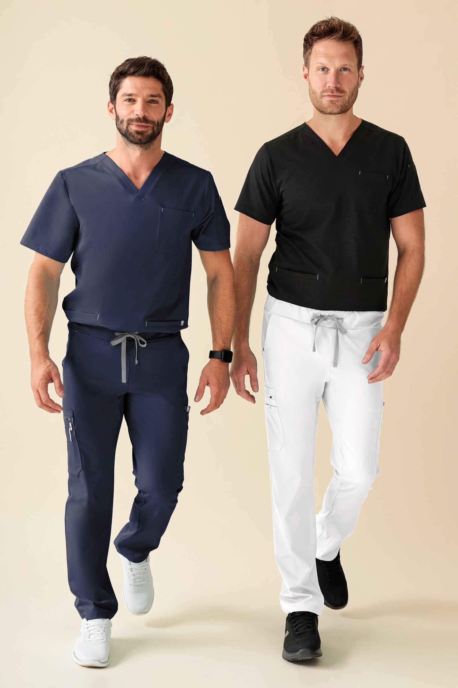 KAERE broek heren - korte maat met beenzak navy