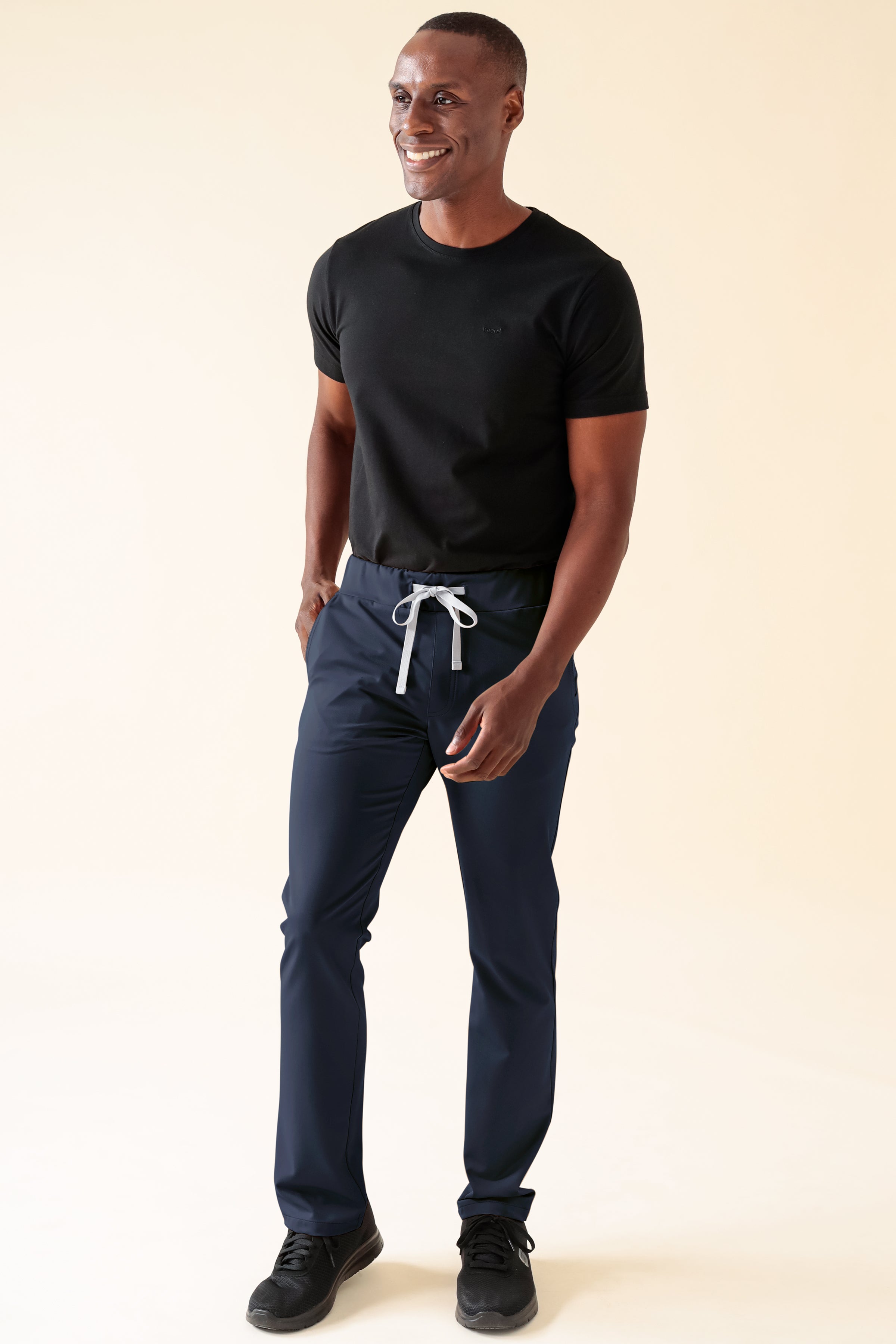 KAERE broek heren - zonder beenzak navy